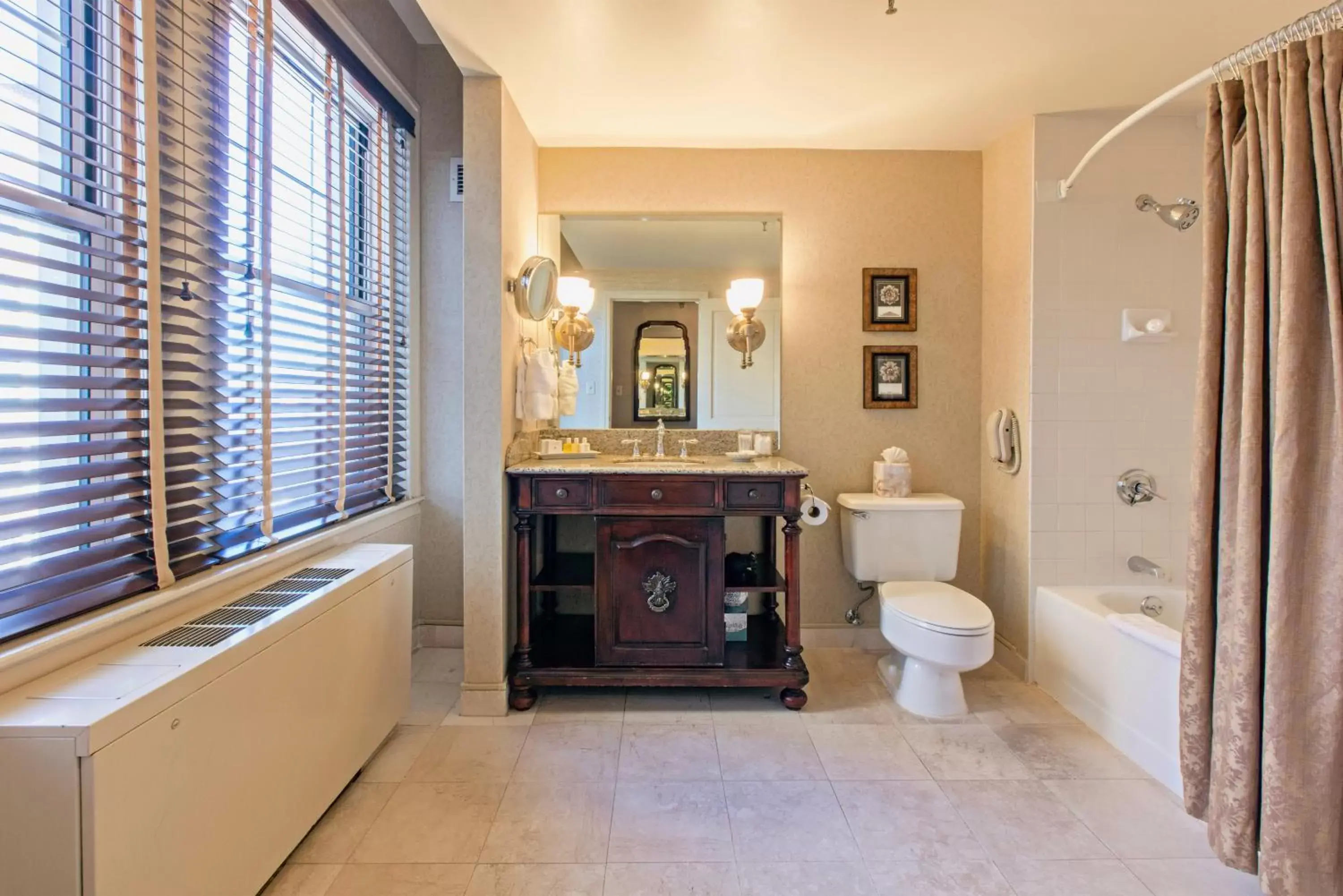 Bathroom in The Brown Hotel