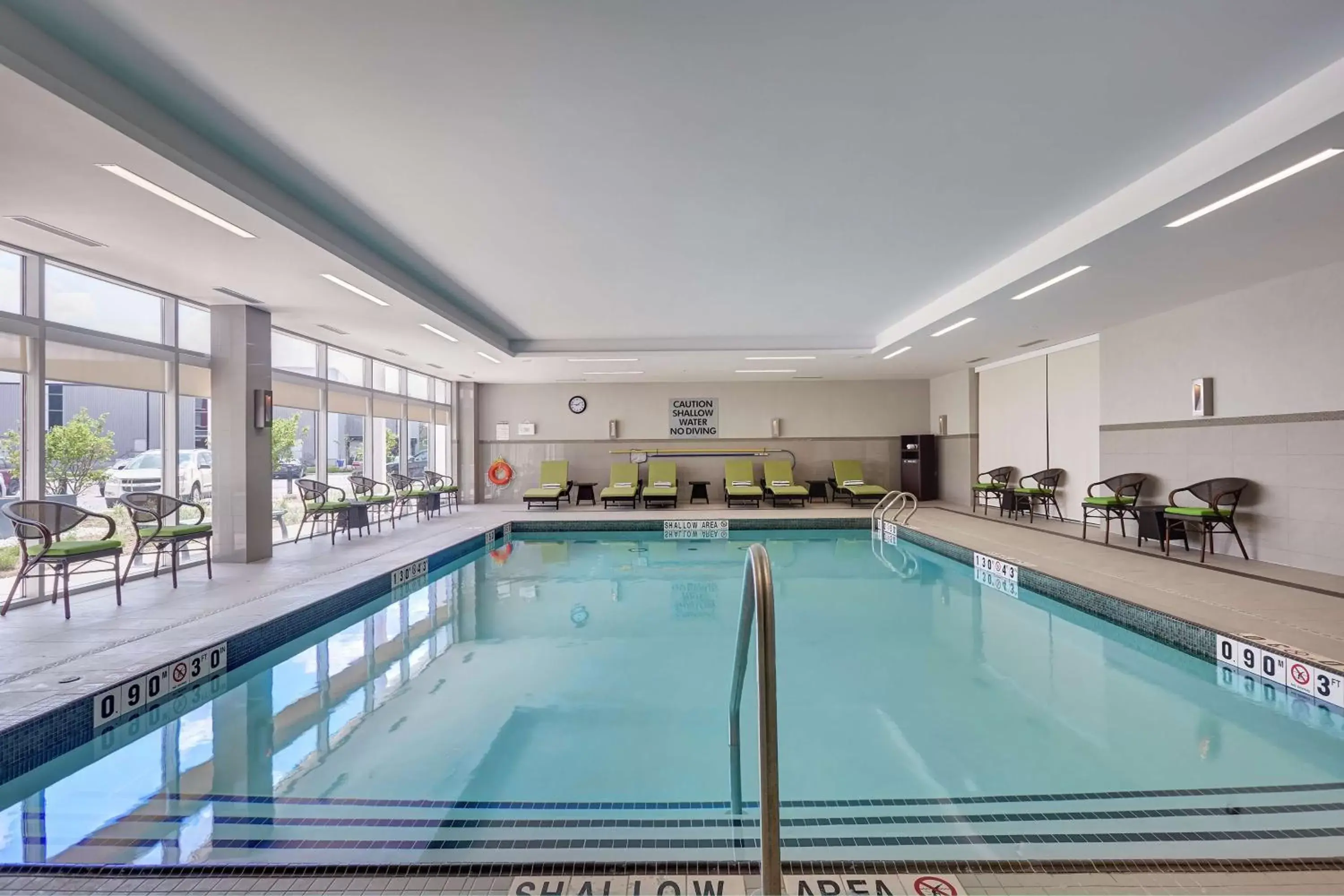 Pool view, Swimming Pool in Hilton Garden Inn Toronto/Brampton West, Ontario, Canada