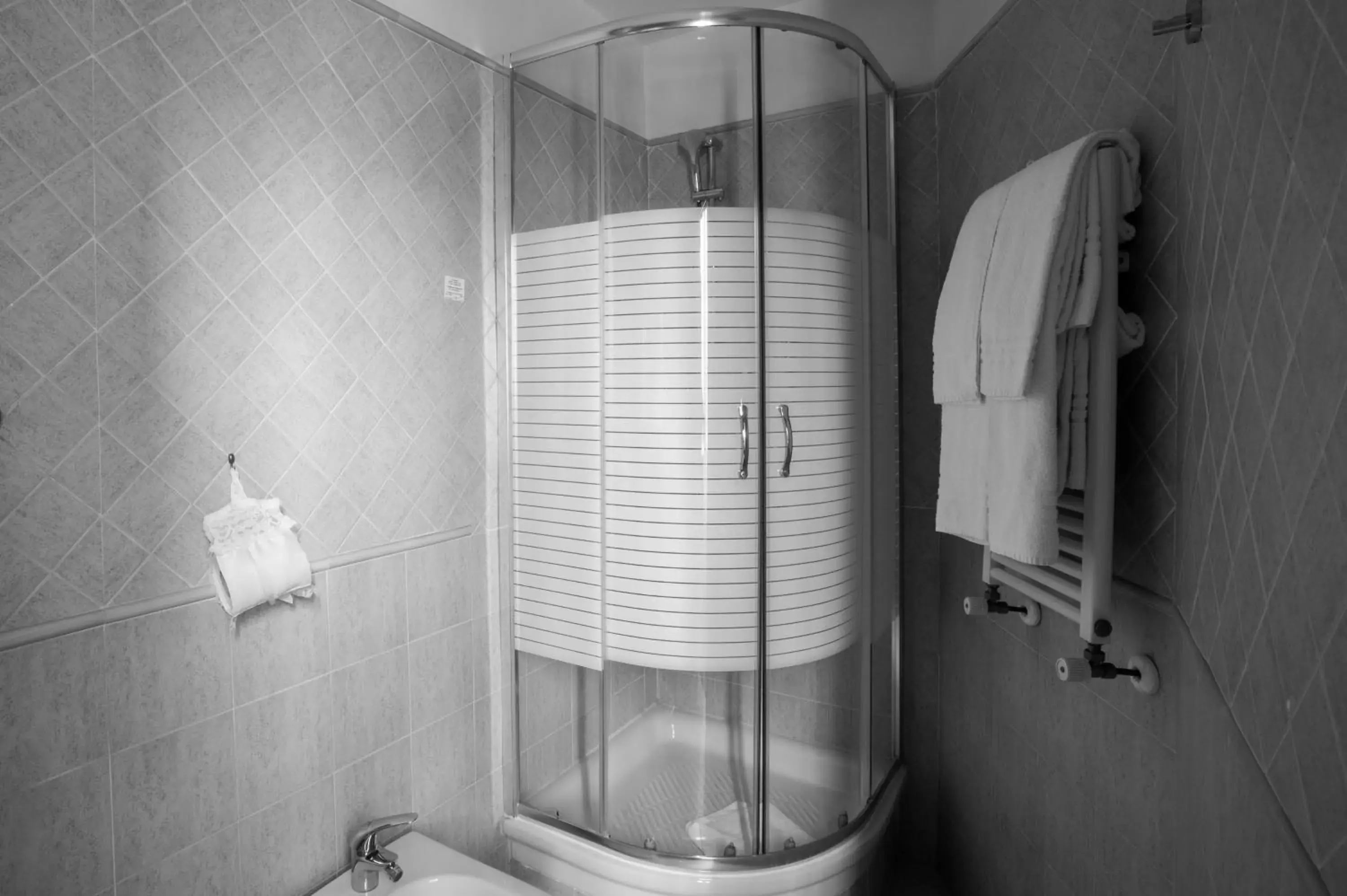 Shower, Bathroom in Hotel Residenza In Farnese