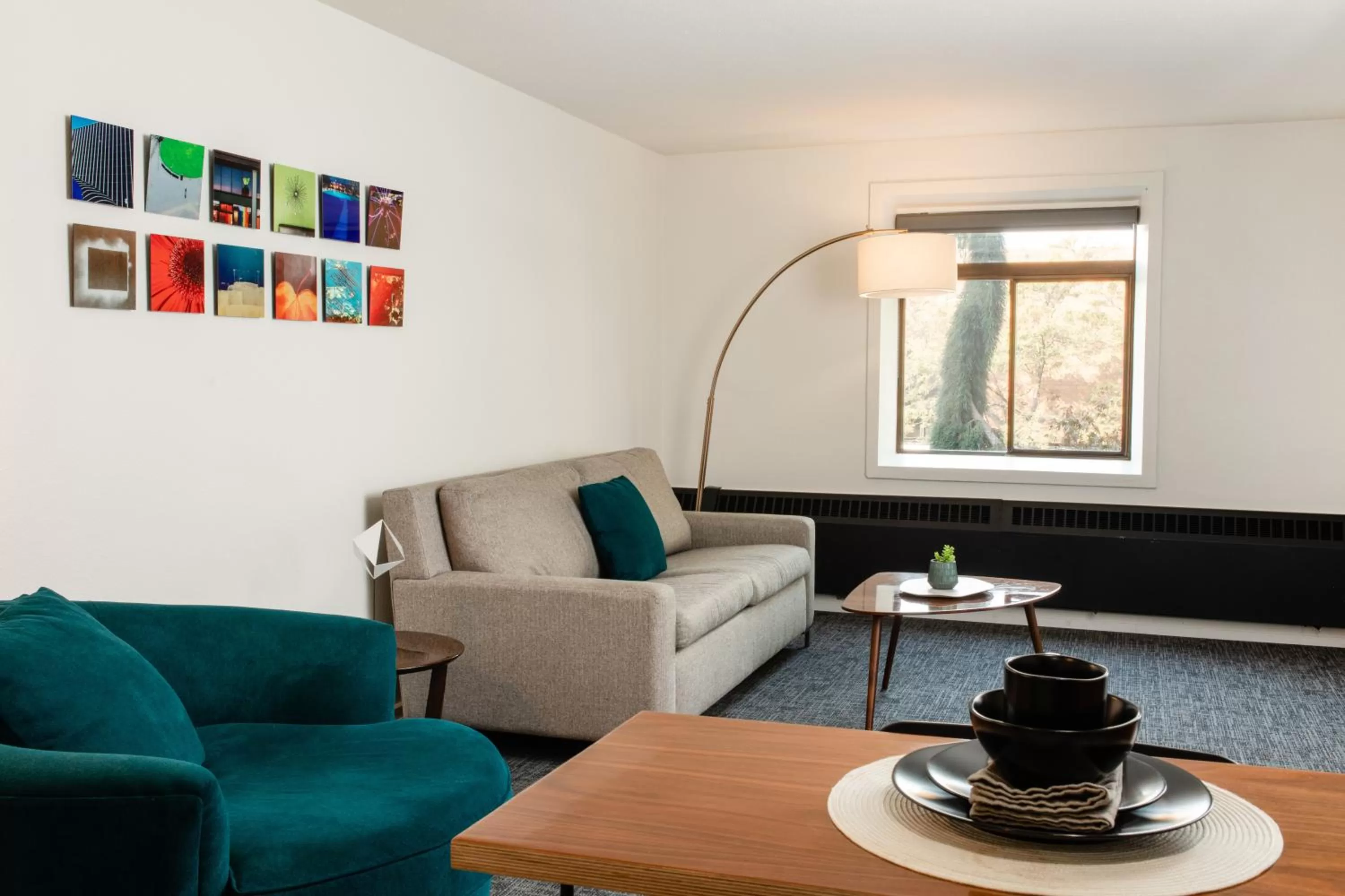 Seating area in Hotel Leo