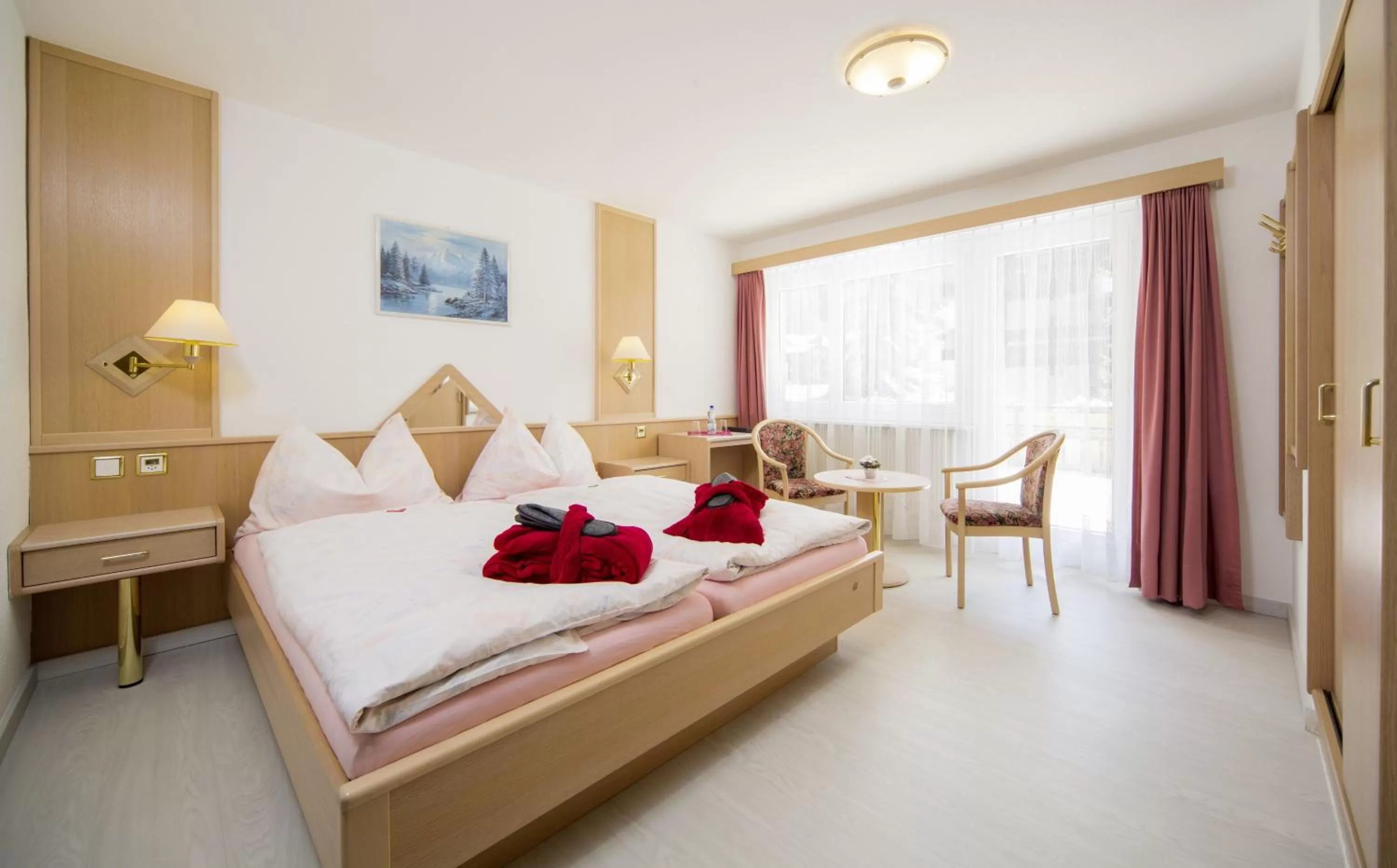 Photo of the whole room, Bed in Wellness- und Schneesporthotel Christiania