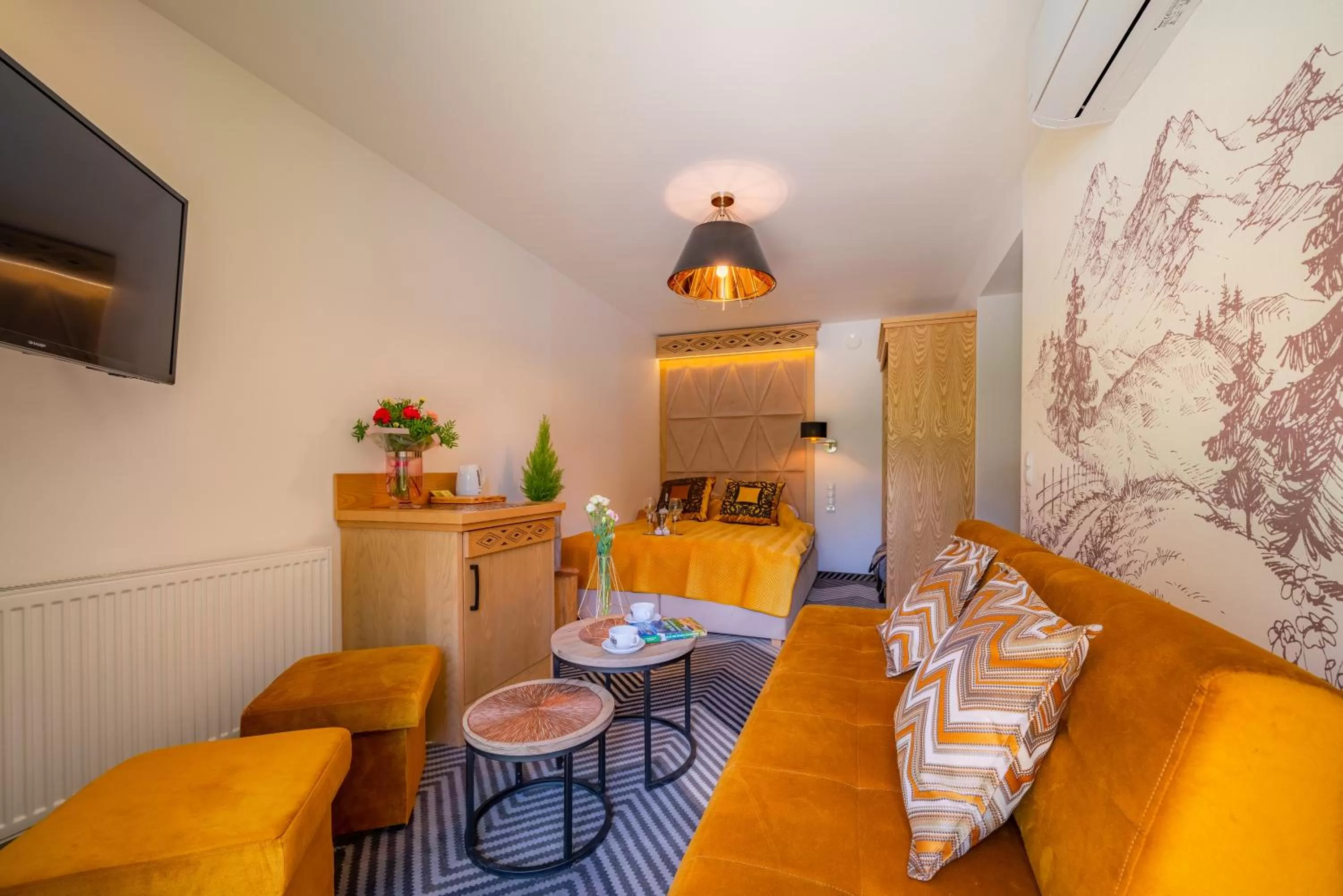 Seating Area in Serce Tatr Residence Zakopane - blisko Krupówek