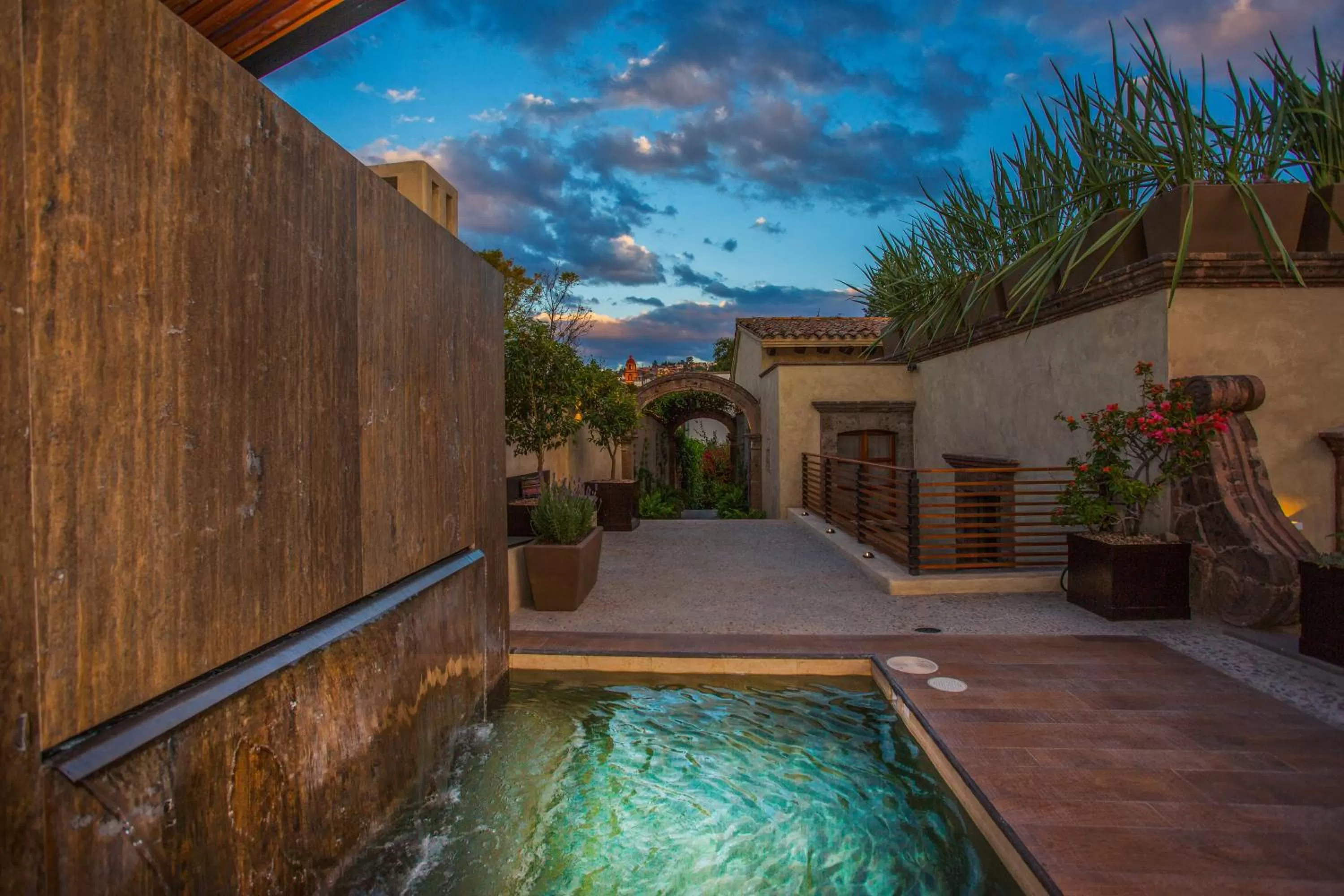 Open Air Bath in Casa No Name Small Luxury Hotel
