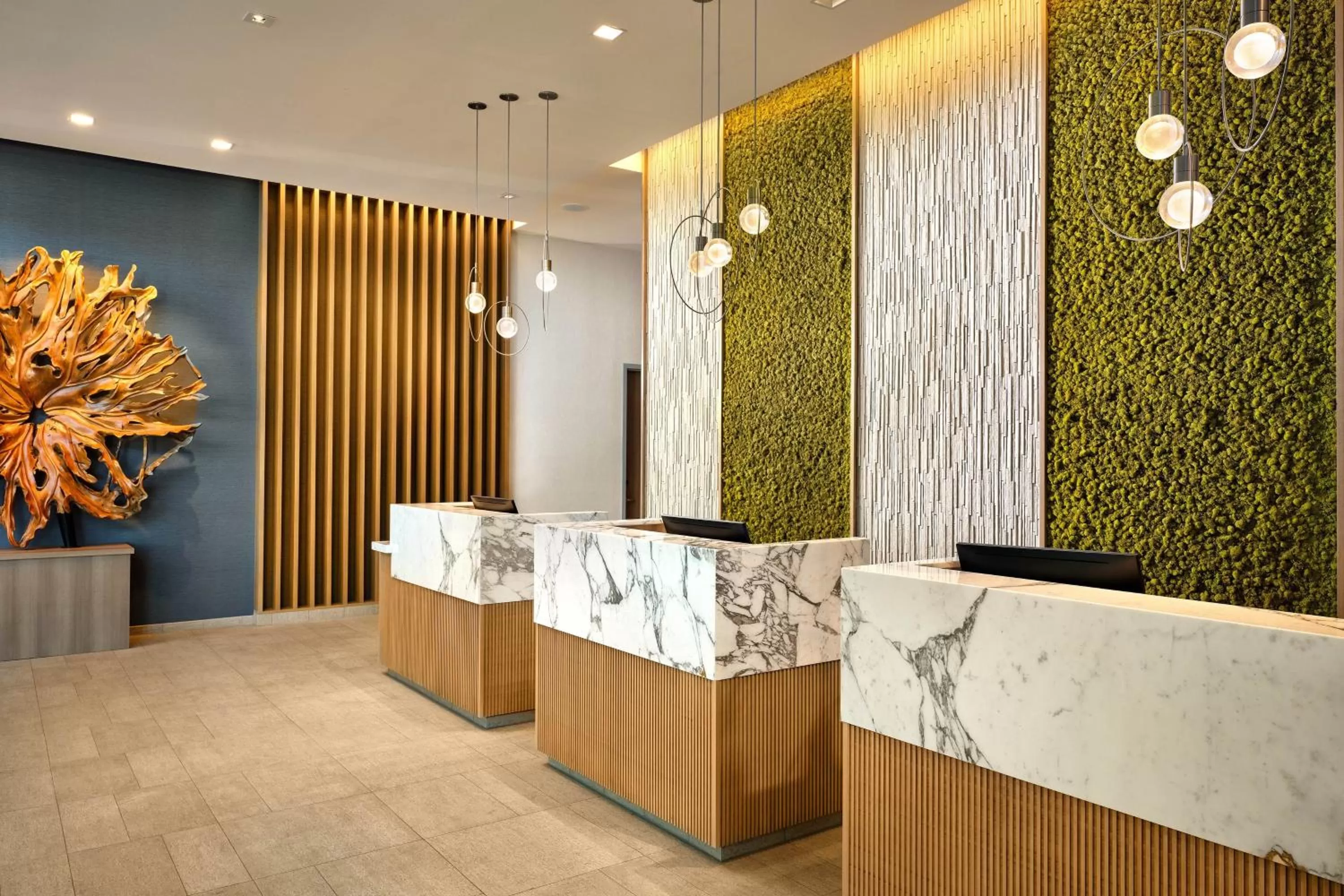 Lobby or reception in Element Anaheim Resort Convention Center