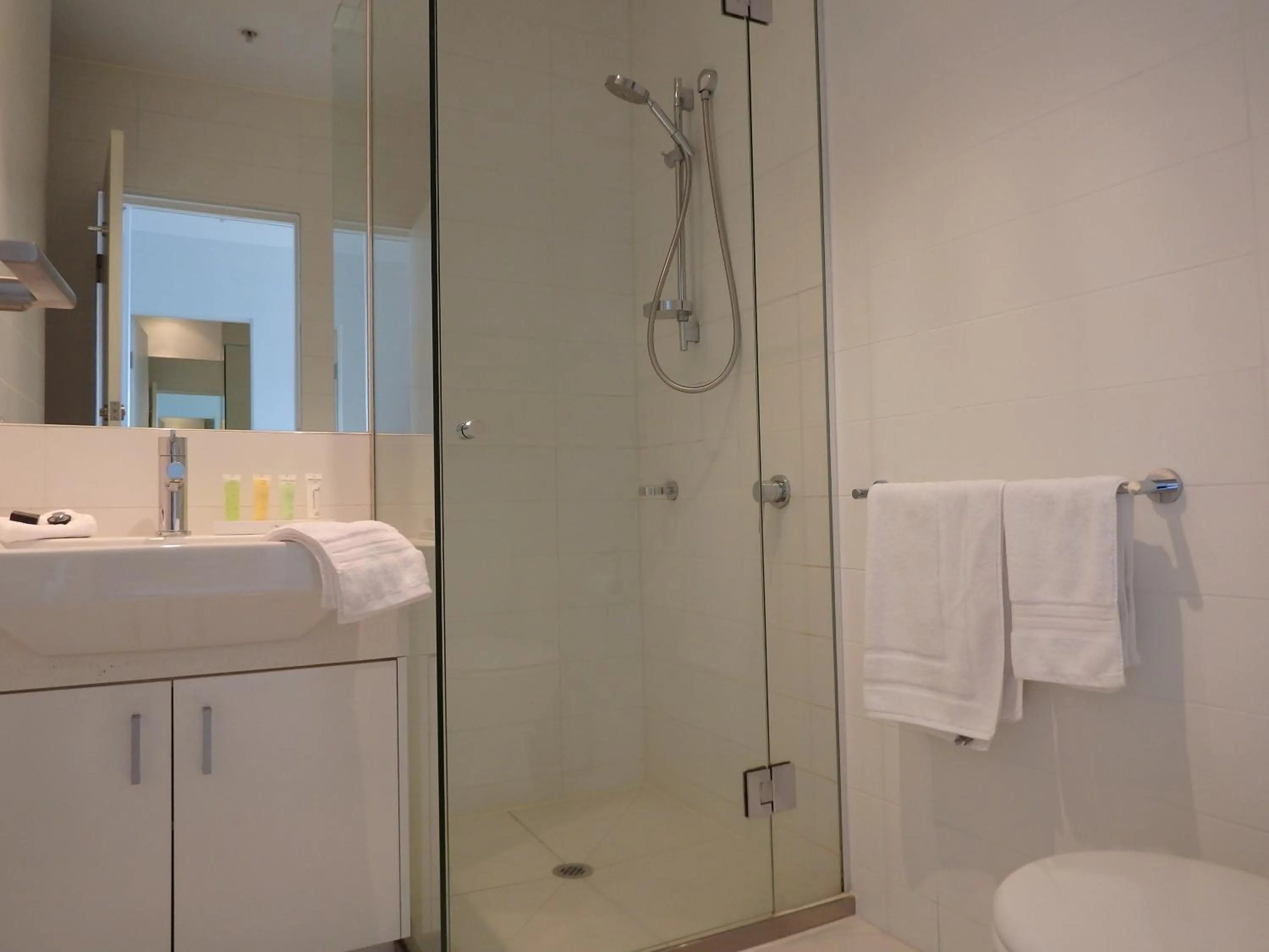 Shower in Hiigh Apartments