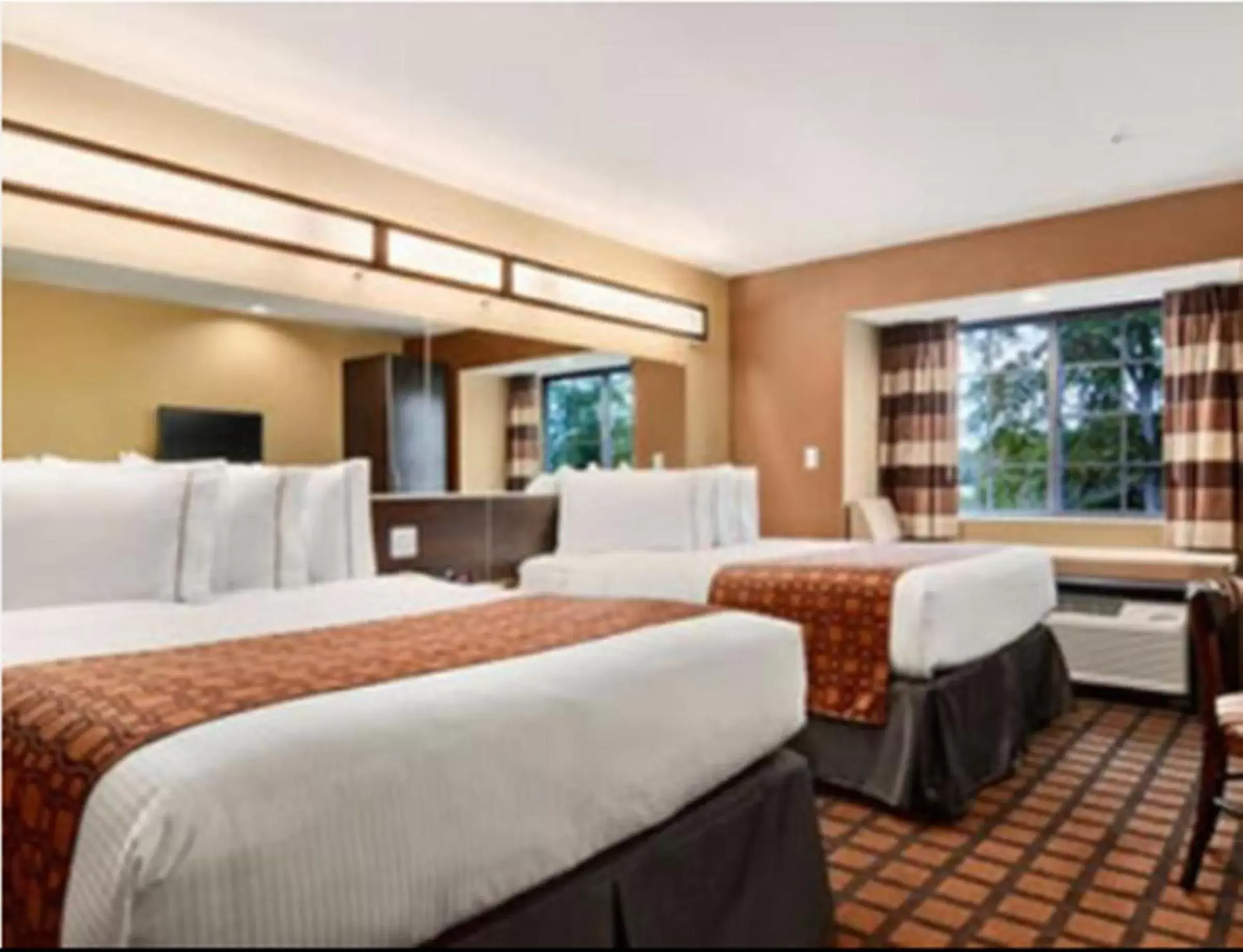 Bed in Microtel Inn & Suites by Wyndham Ozark