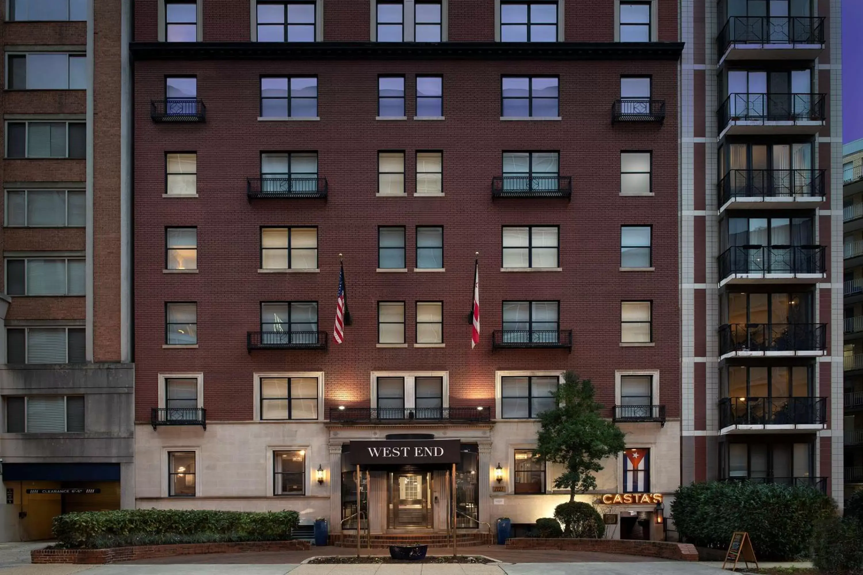 Property building in West End Washington DC, Tapestry Collection by Hilton Property building in West End Washington DC, Tapestry Collection by Hilton