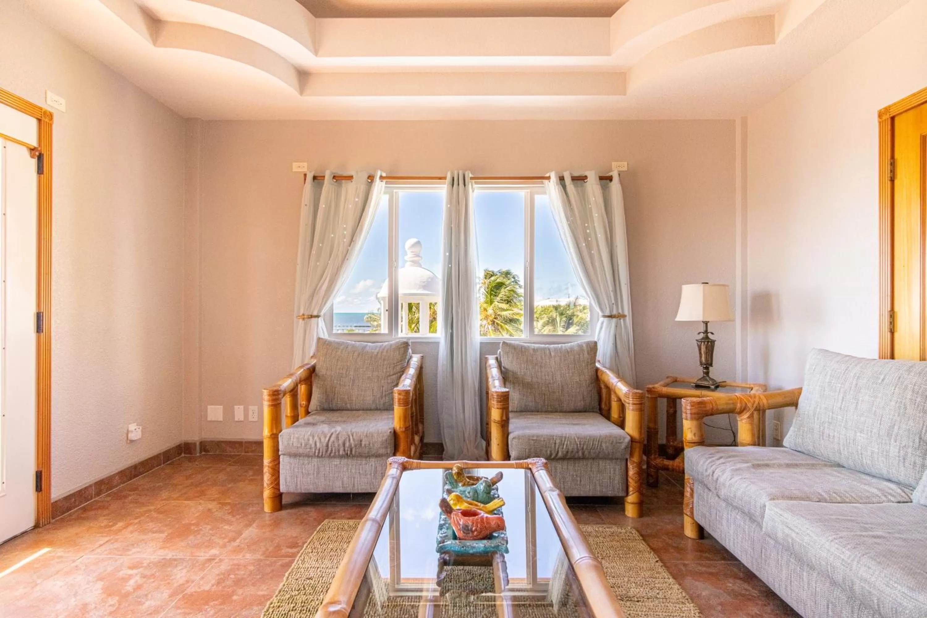 Living room in Lighthouse Beach Villas