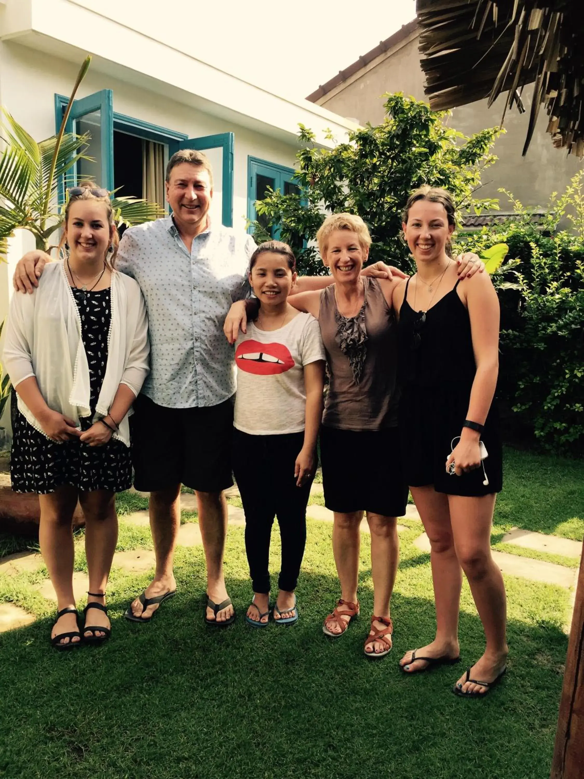 Family in Local Beach Homestay