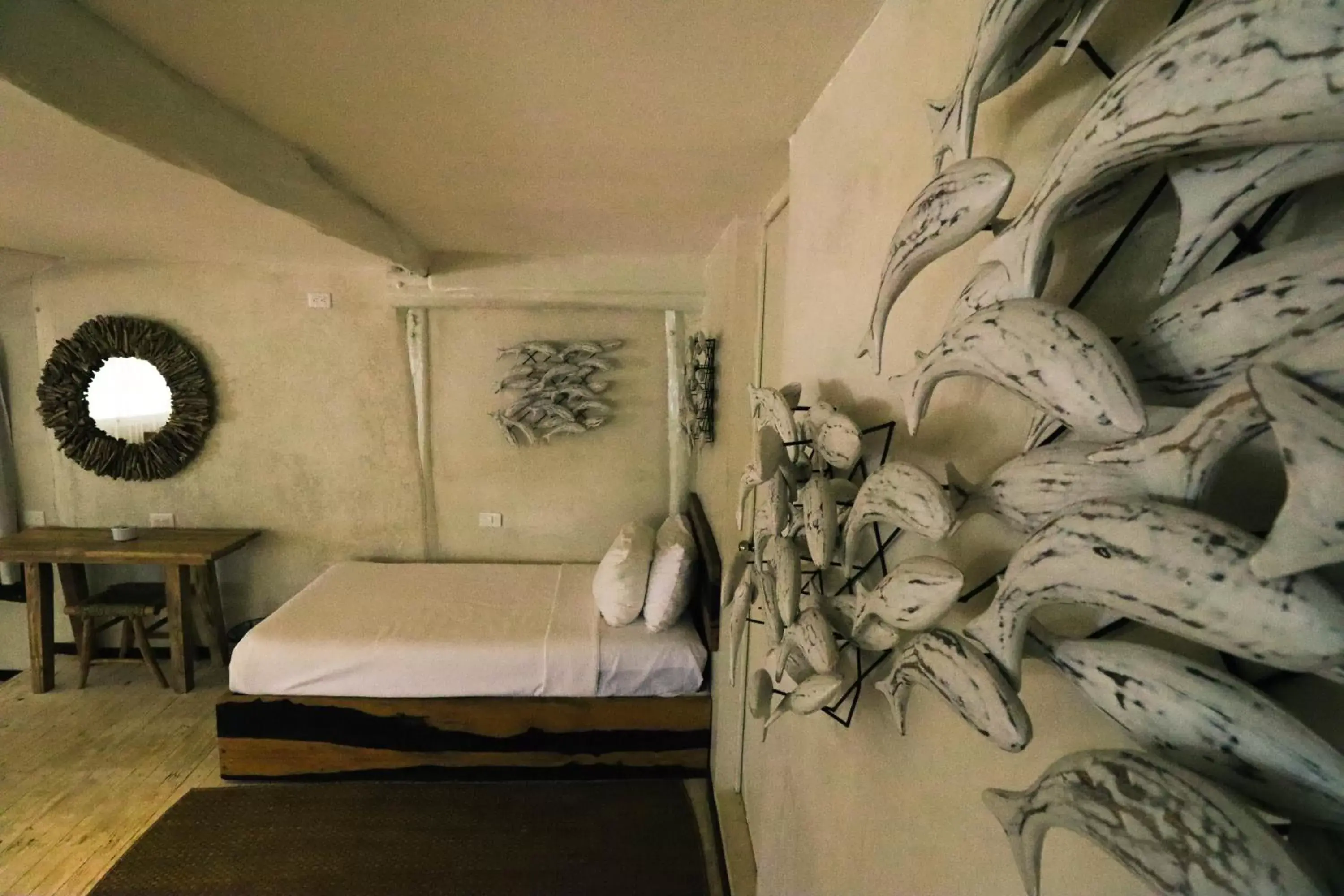 Bedroom, Seating Area in Villa Las Estrellas Tulum - located at the party zone
