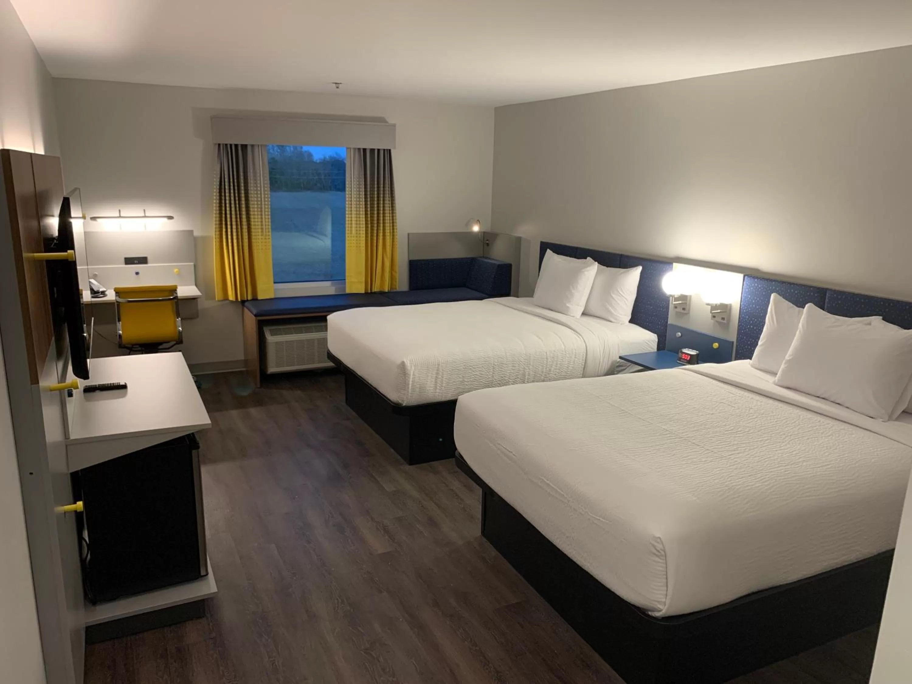 Bed in Microtel Inn & Suites by Wyndham Rehoboth Beach