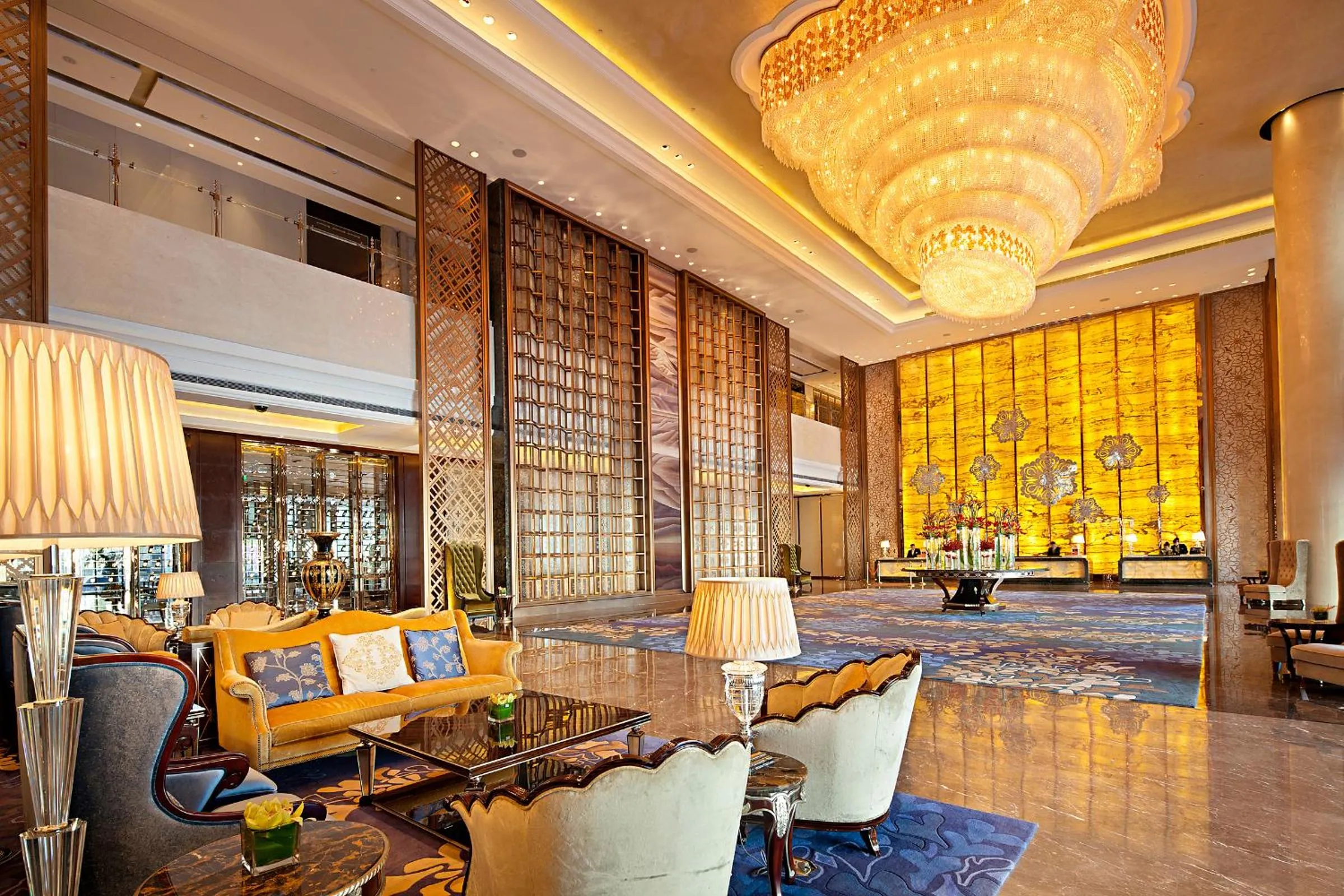 Lobby or reception in Wanda Realm Harbin Hotel