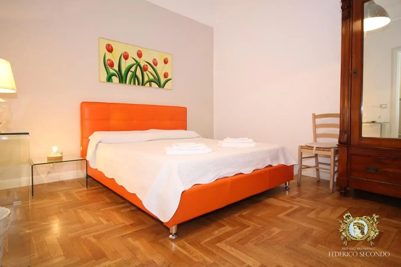 Bed in Federico Secondo B&B