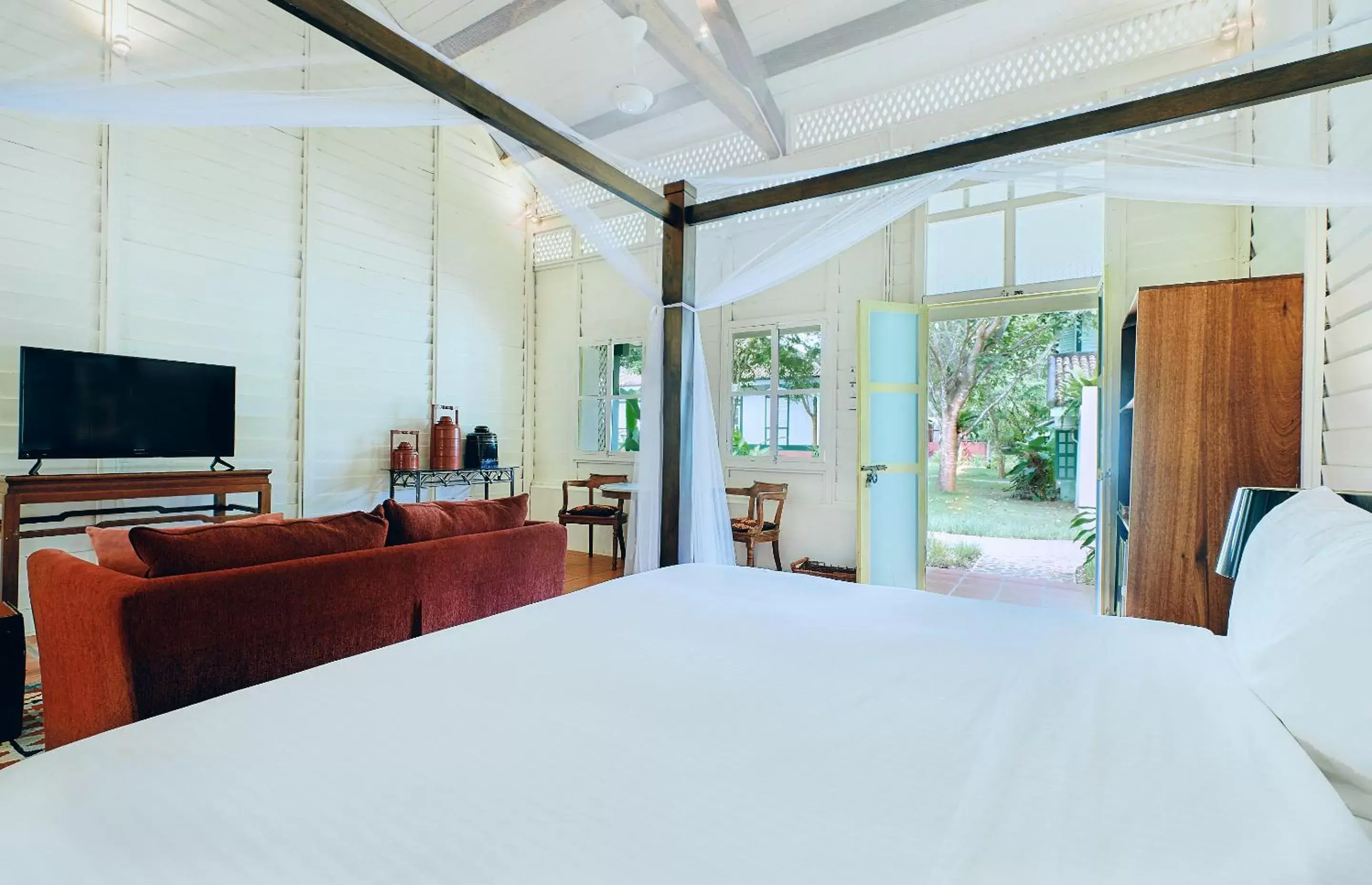 Bedroom in Temple Tree Resort