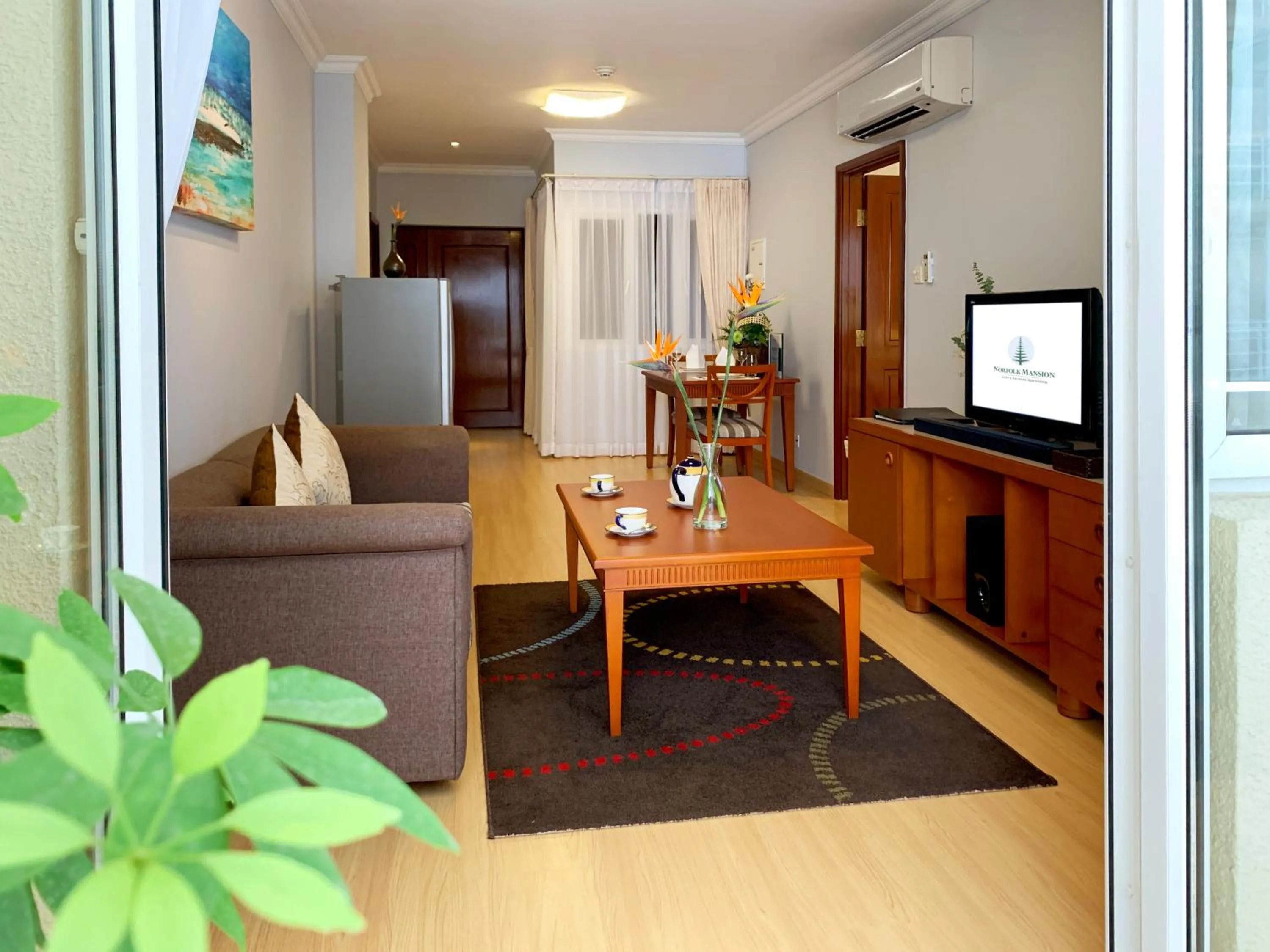 Living room in Norfolk Mansion - Luxury Serviced Apartment