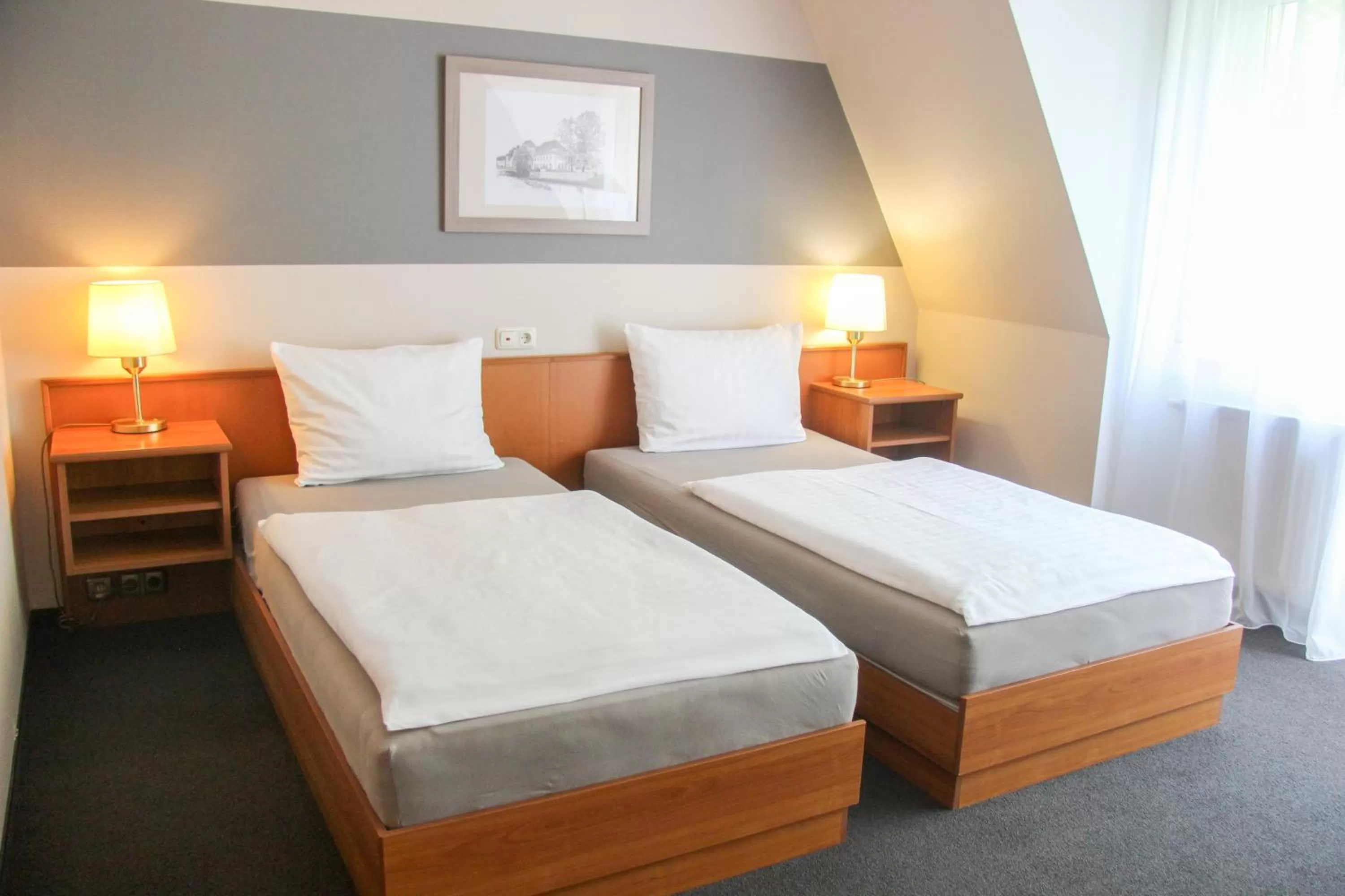 Bed in Schlossberghotel Greiz