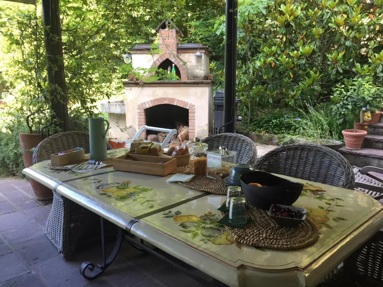 Breakfast, BBQ Facilities in B&B Villa al Parco