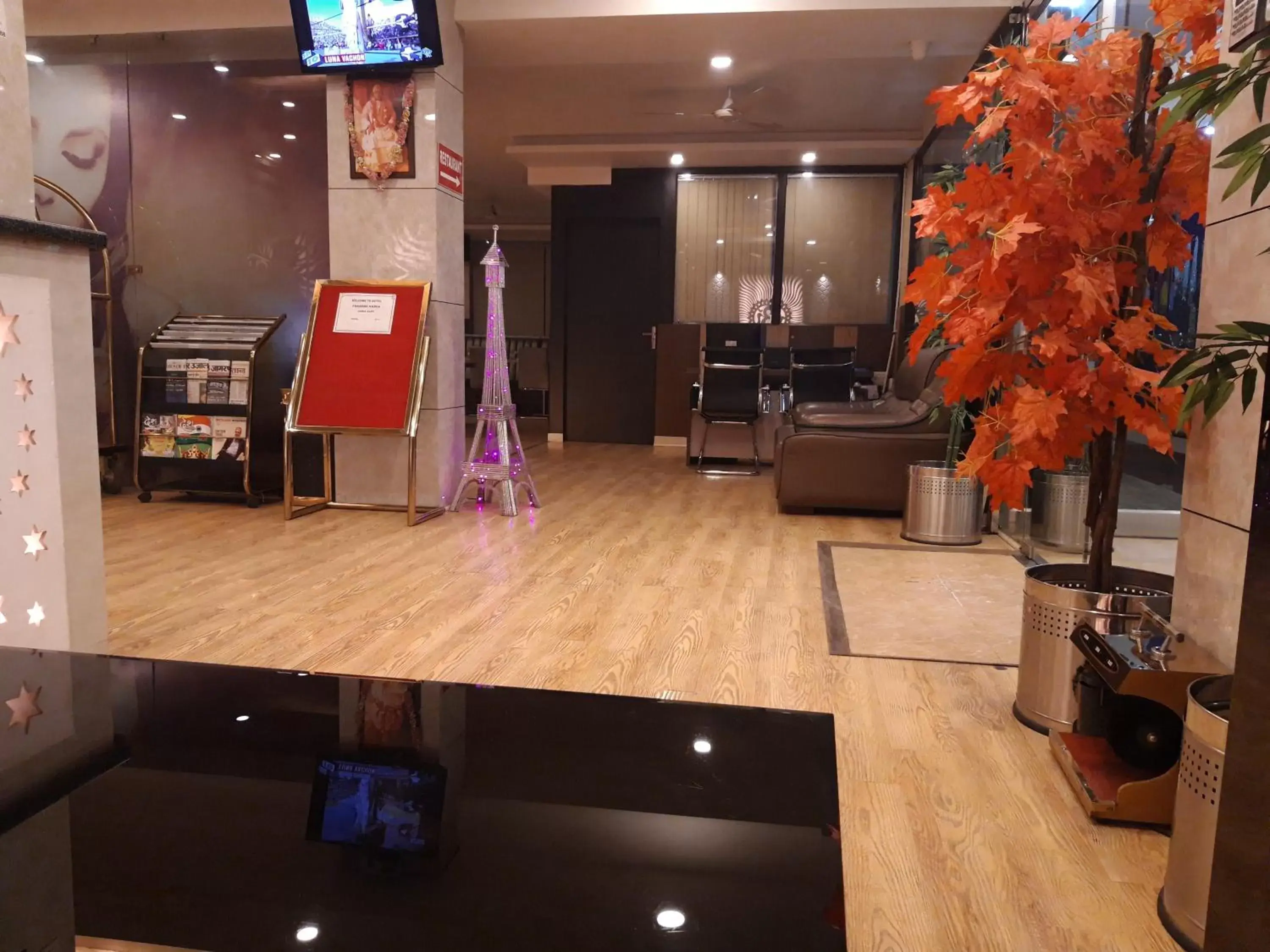 Lobby or reception in Paradise Ganga - A River Side Hotel Lobby or reception in Paradise Ganga - A River Side Hotel