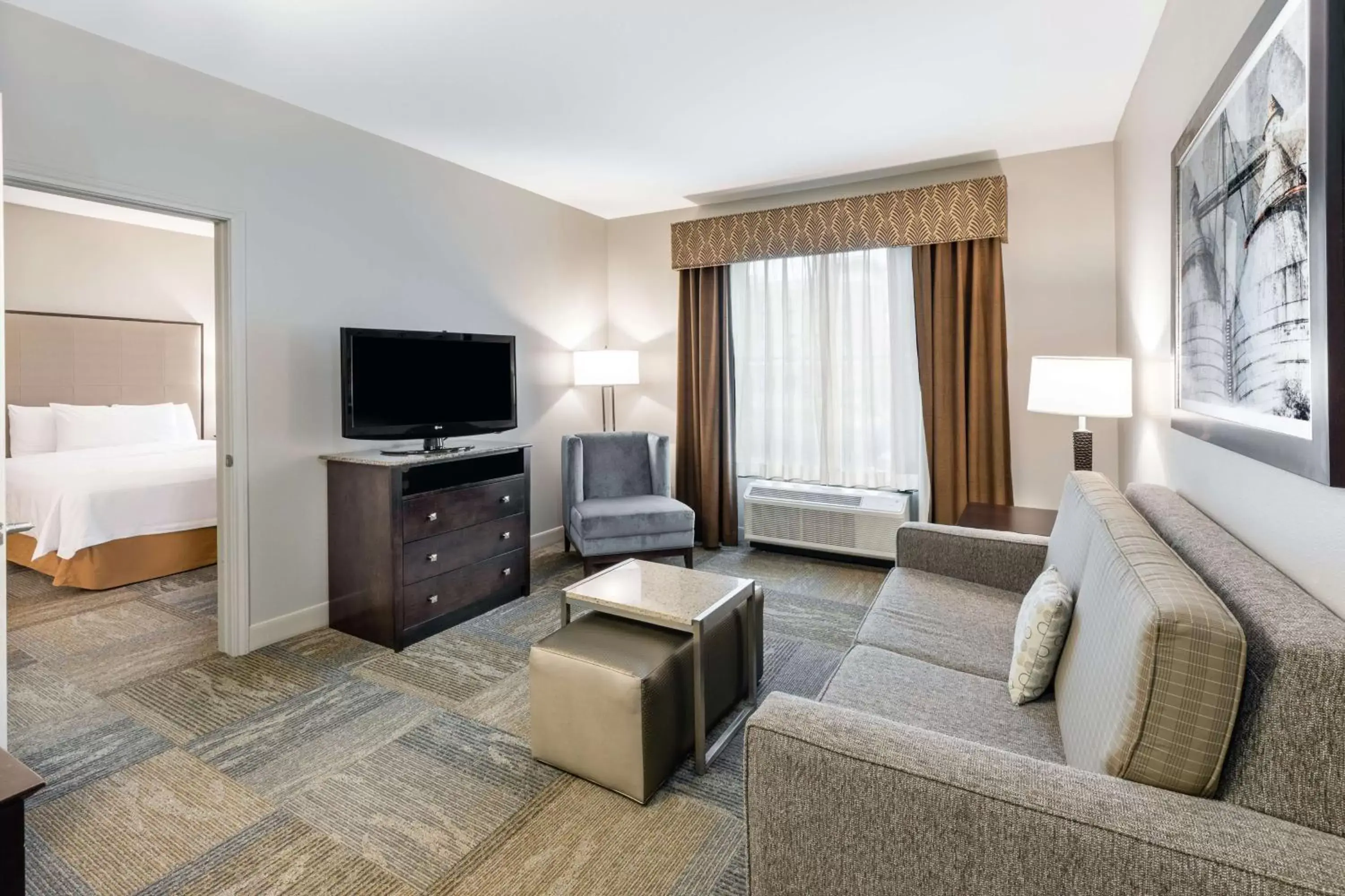 Bedroom, Seating Area in Homewood Suites by Hilton Waco