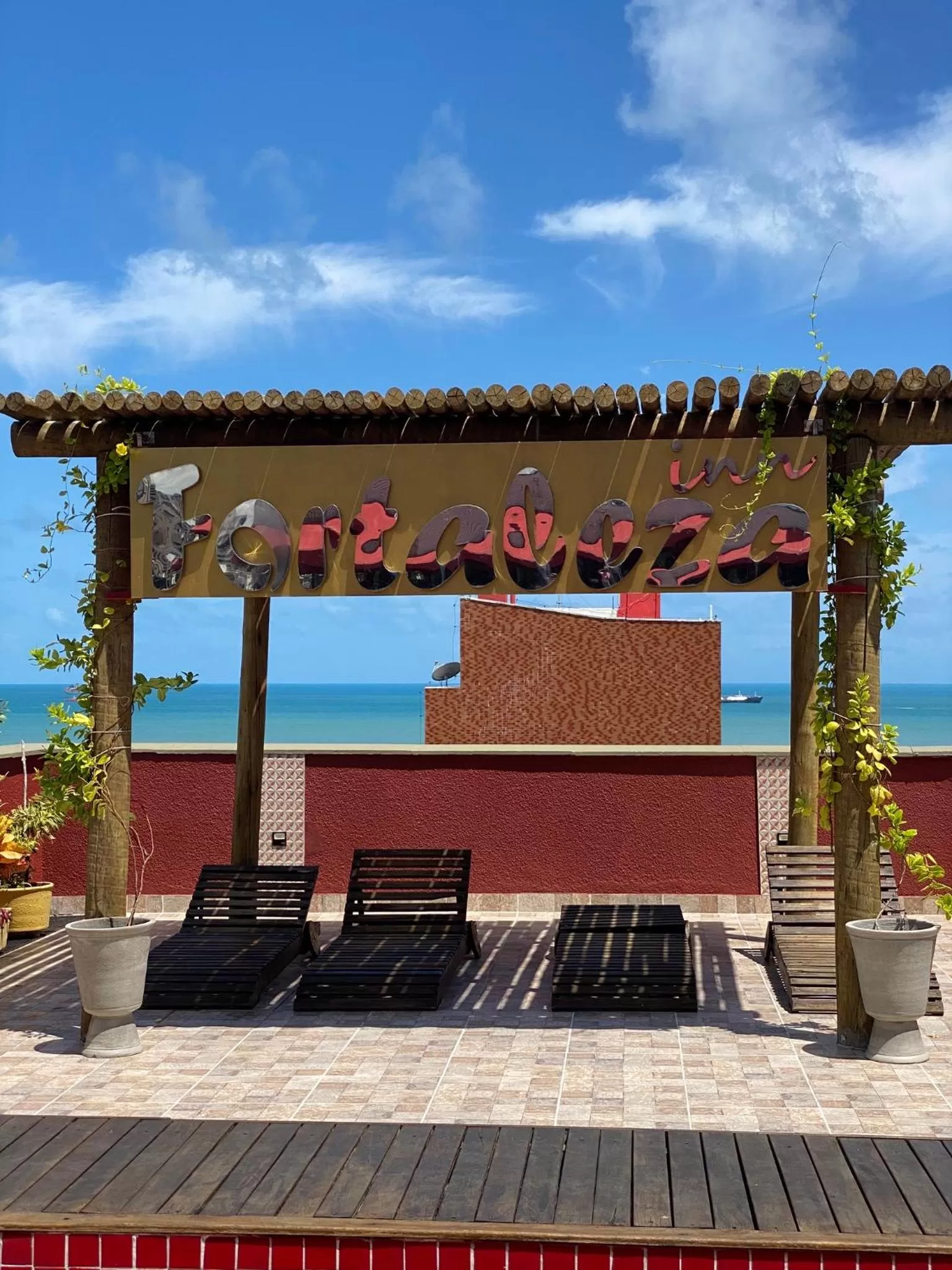 Sea view in Hotel Fortaleza Inn