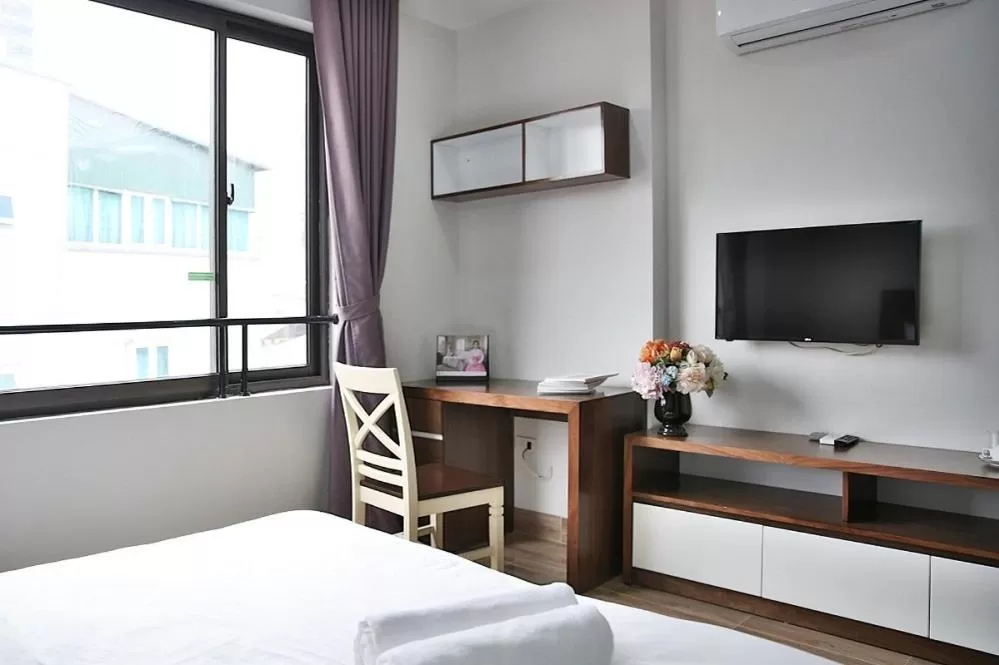 Photo of the whole room, Bed in V House 6 Serviced Apartment