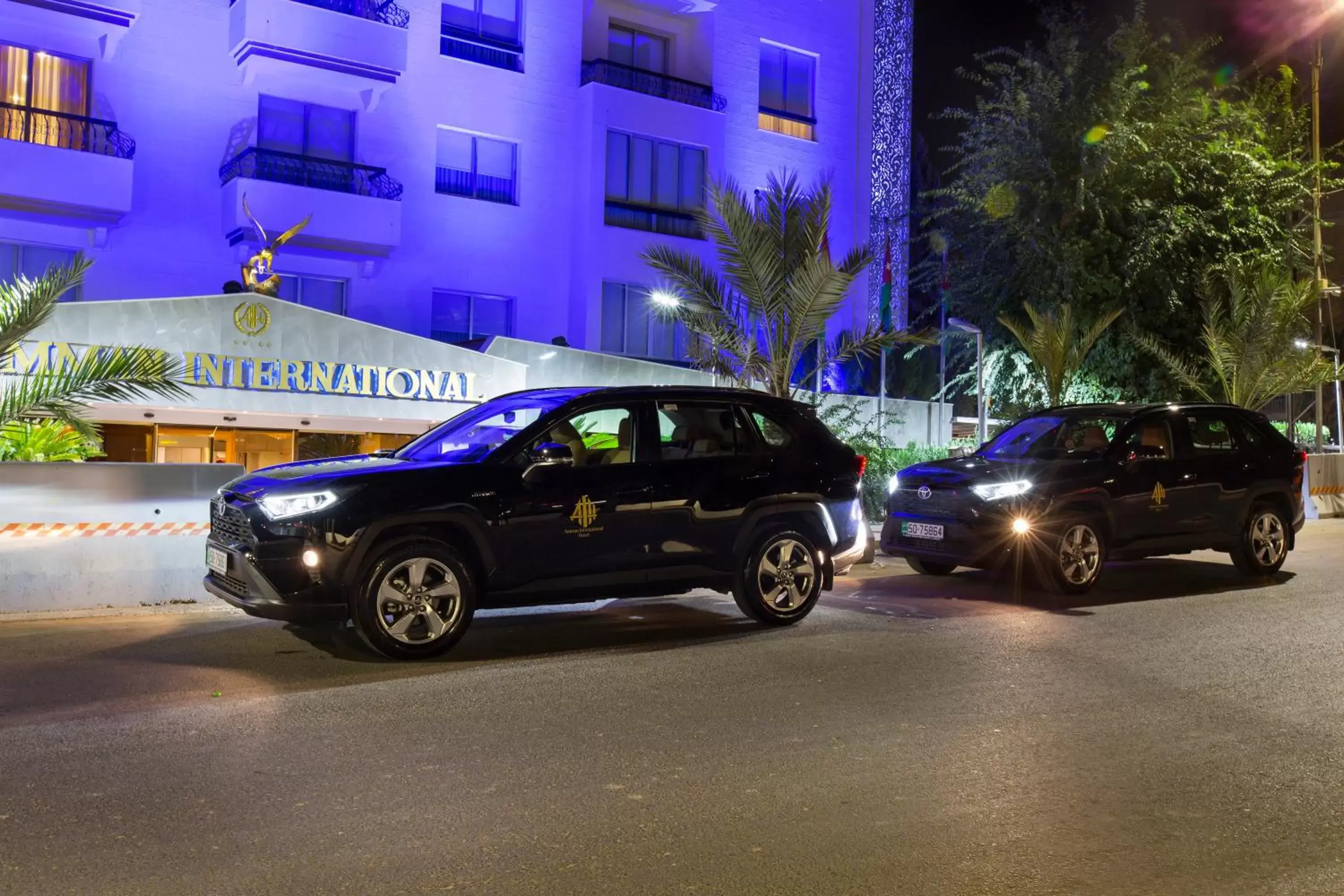 Facade/entrance in Amman International Hotel Facade/entrance in Amman International Hotel