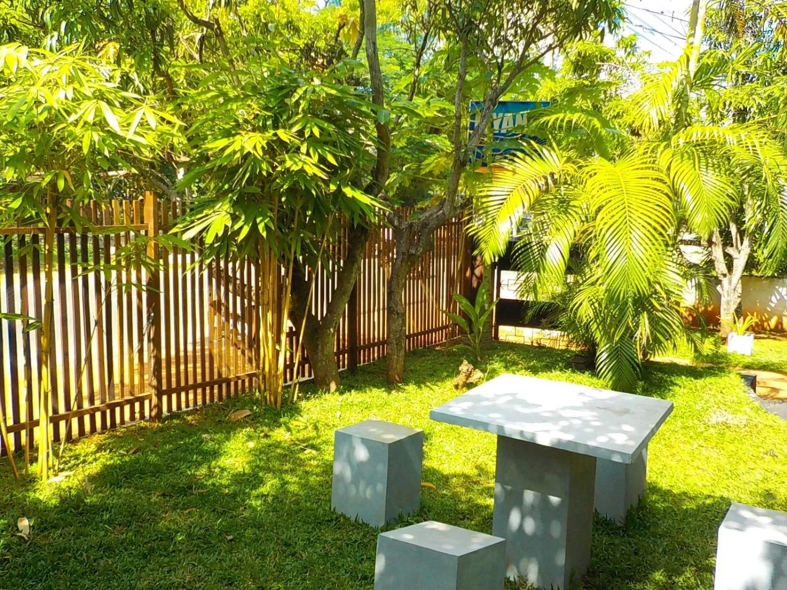 Garden in Liyana Holiday resort