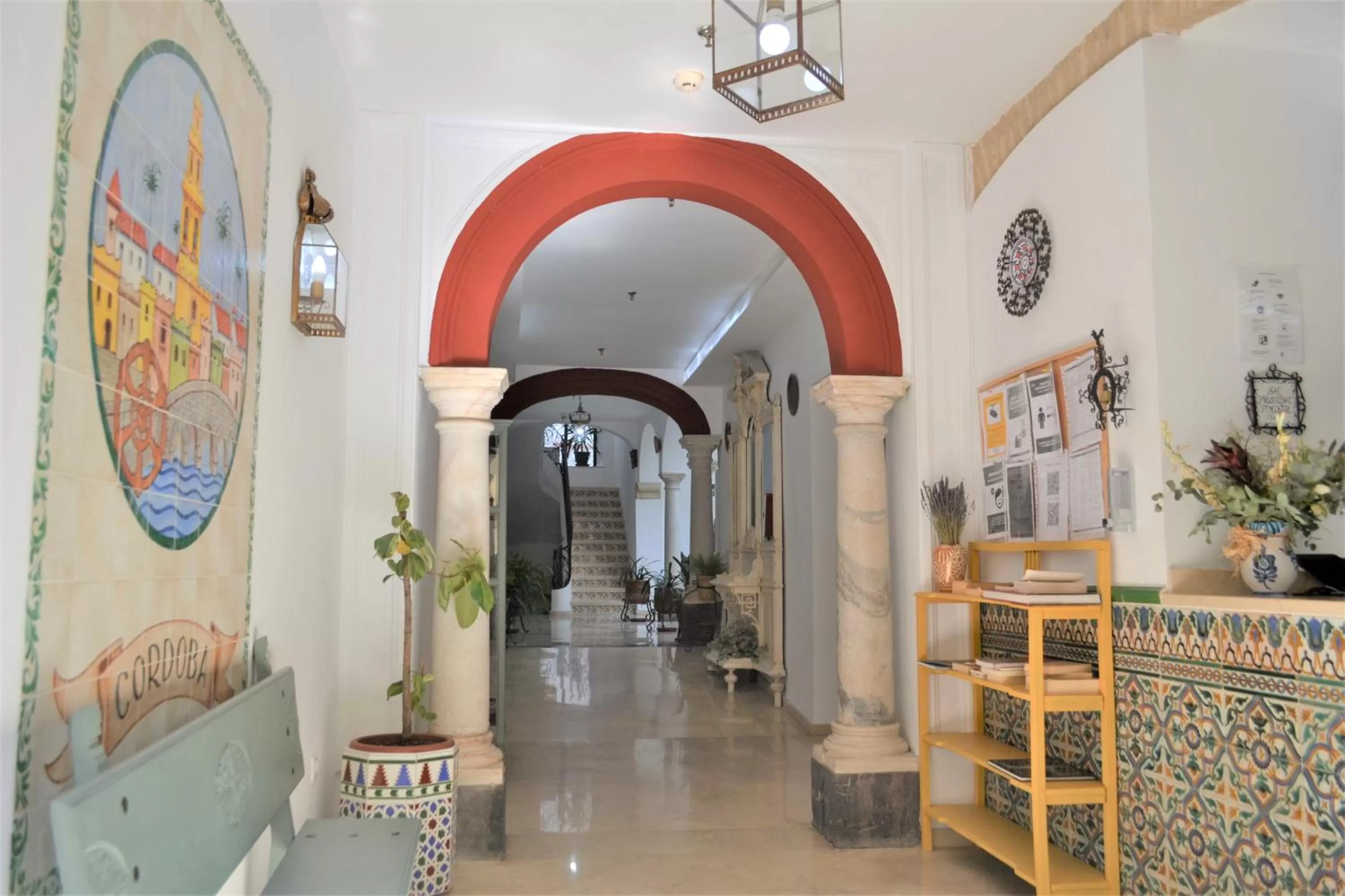 Lobby or reception in Hotel Marisa