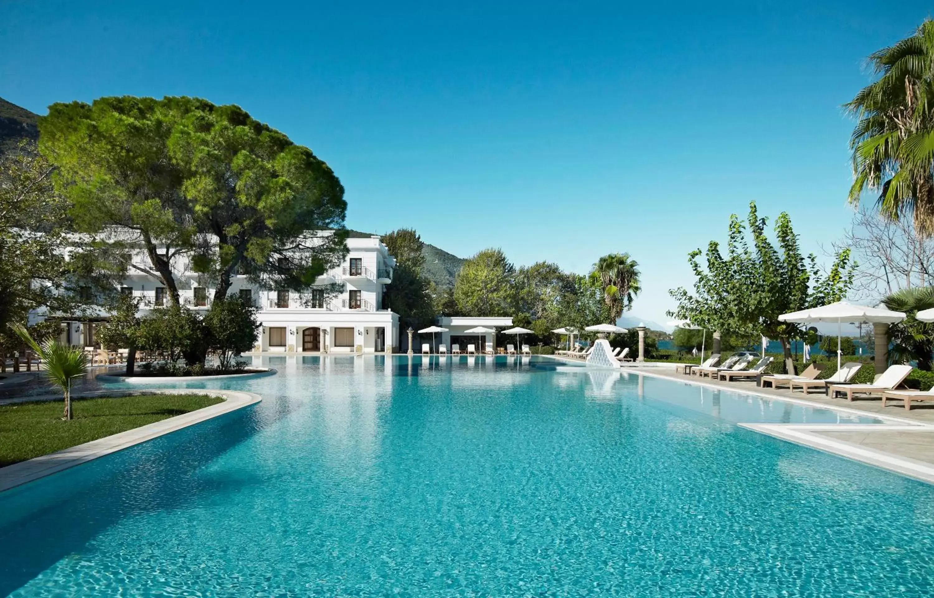 Property building, Swimming Pool in Mitsis Galini Wellness Spa & Resort