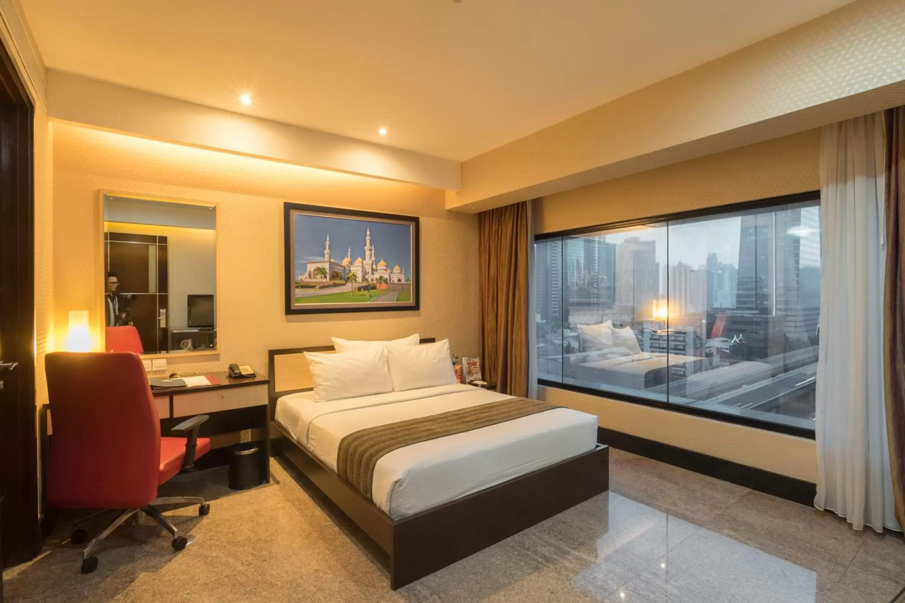 City view in Manhattan Hotel Jakarta