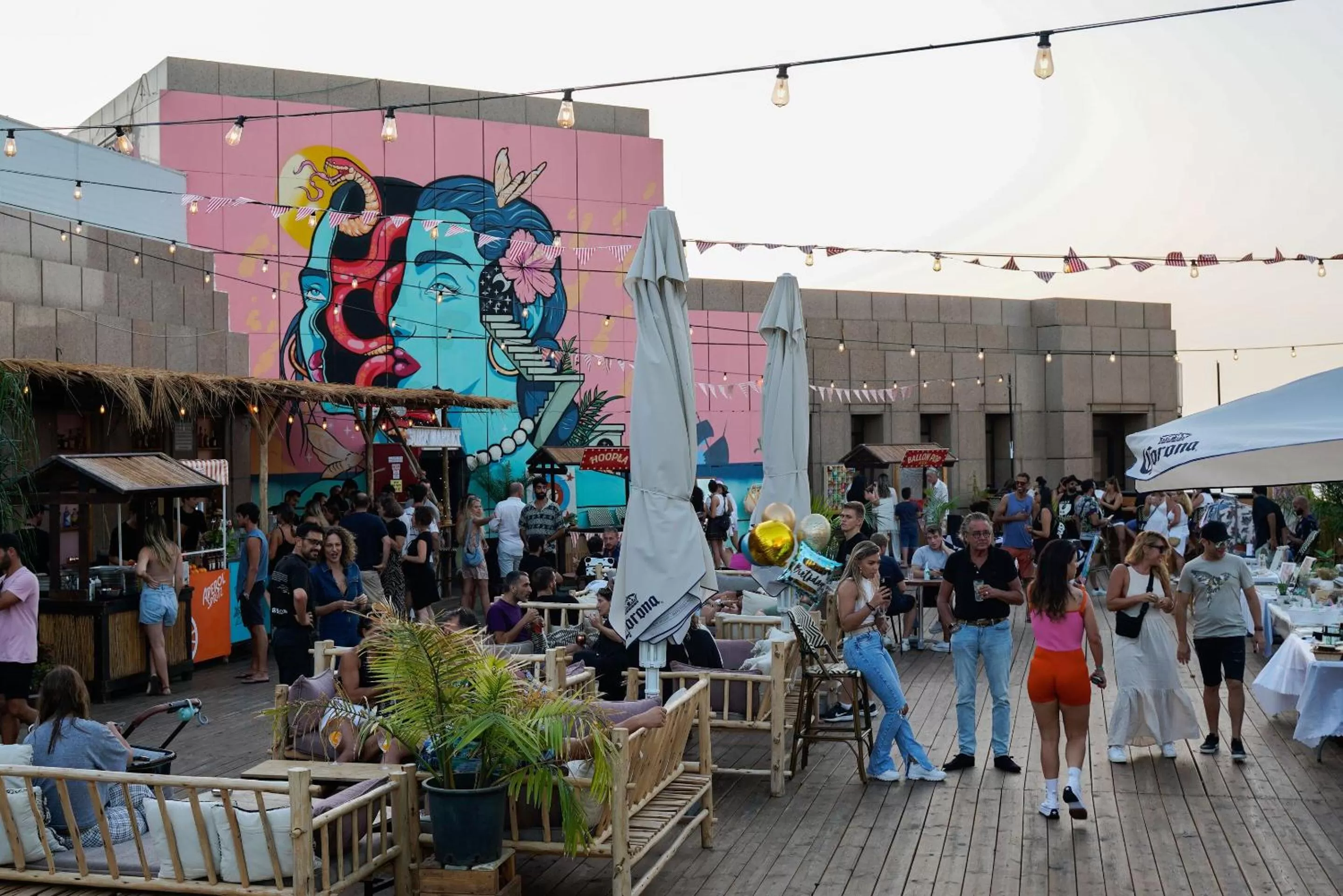 People in Selina Tel Aviv Beach