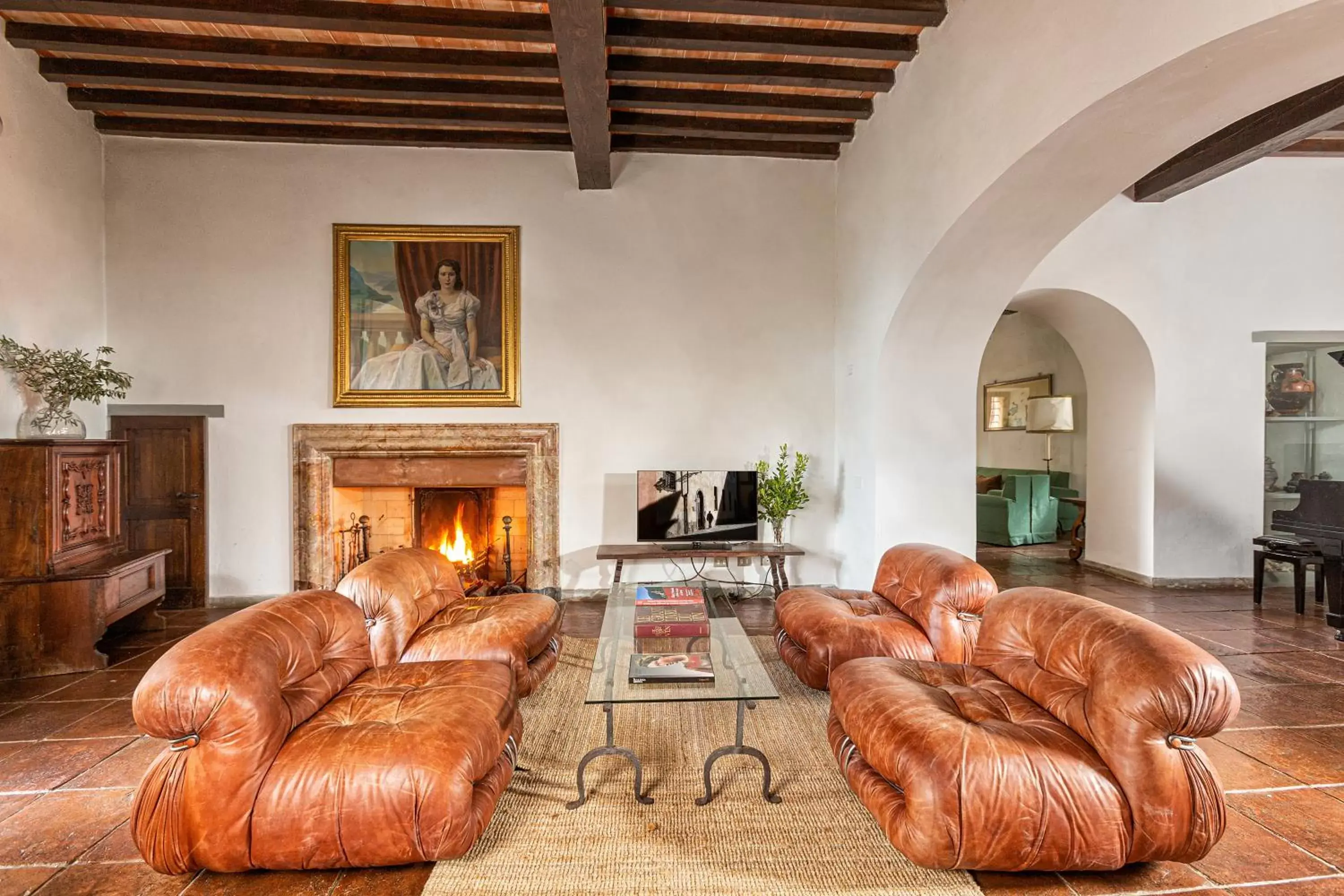 Living room, Seating Area in Borgo La Torre alle Tolfe