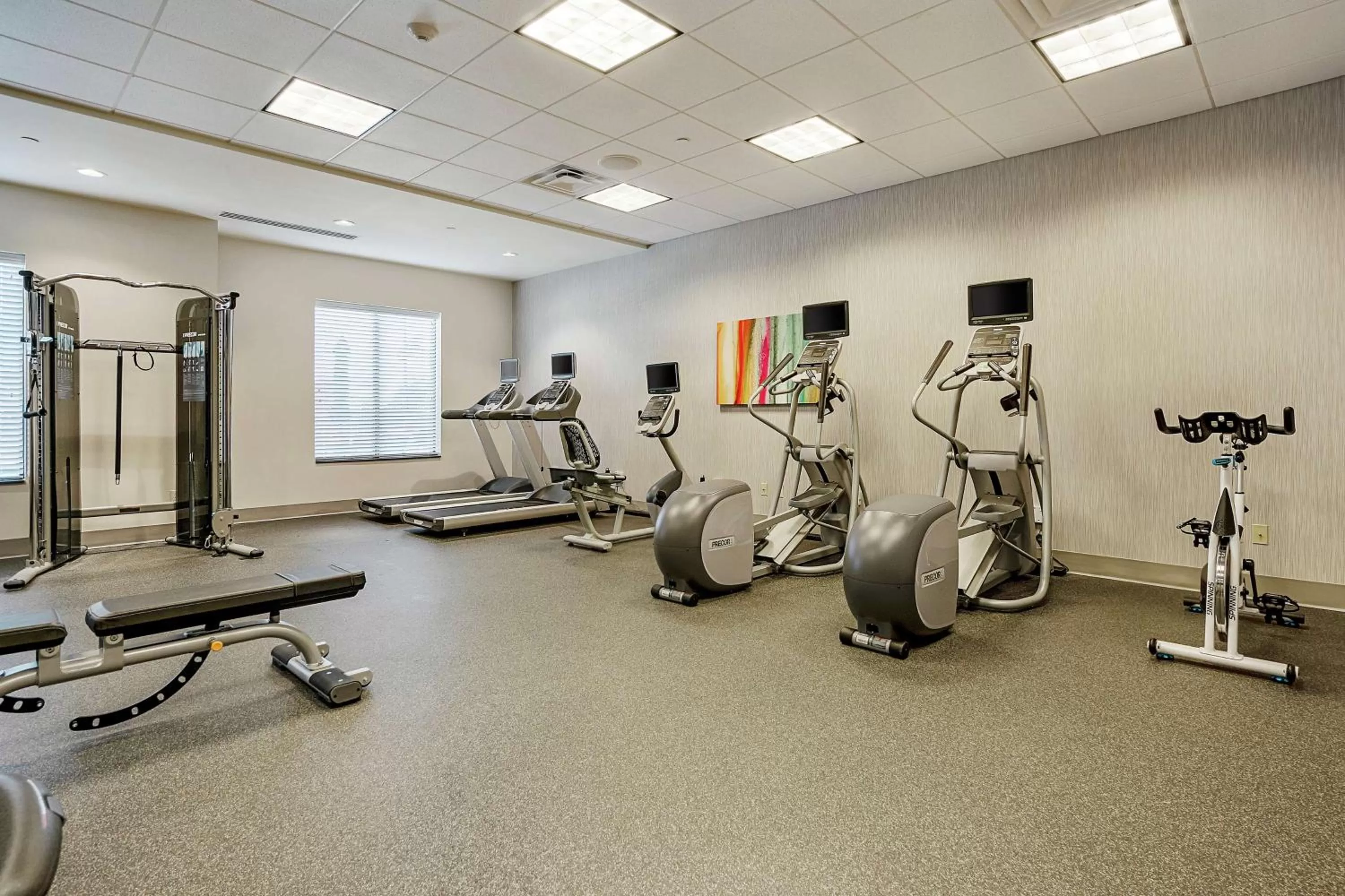 Fitness centre/facilities in Hilton Garden Inn Edmond/Oklahoma City North