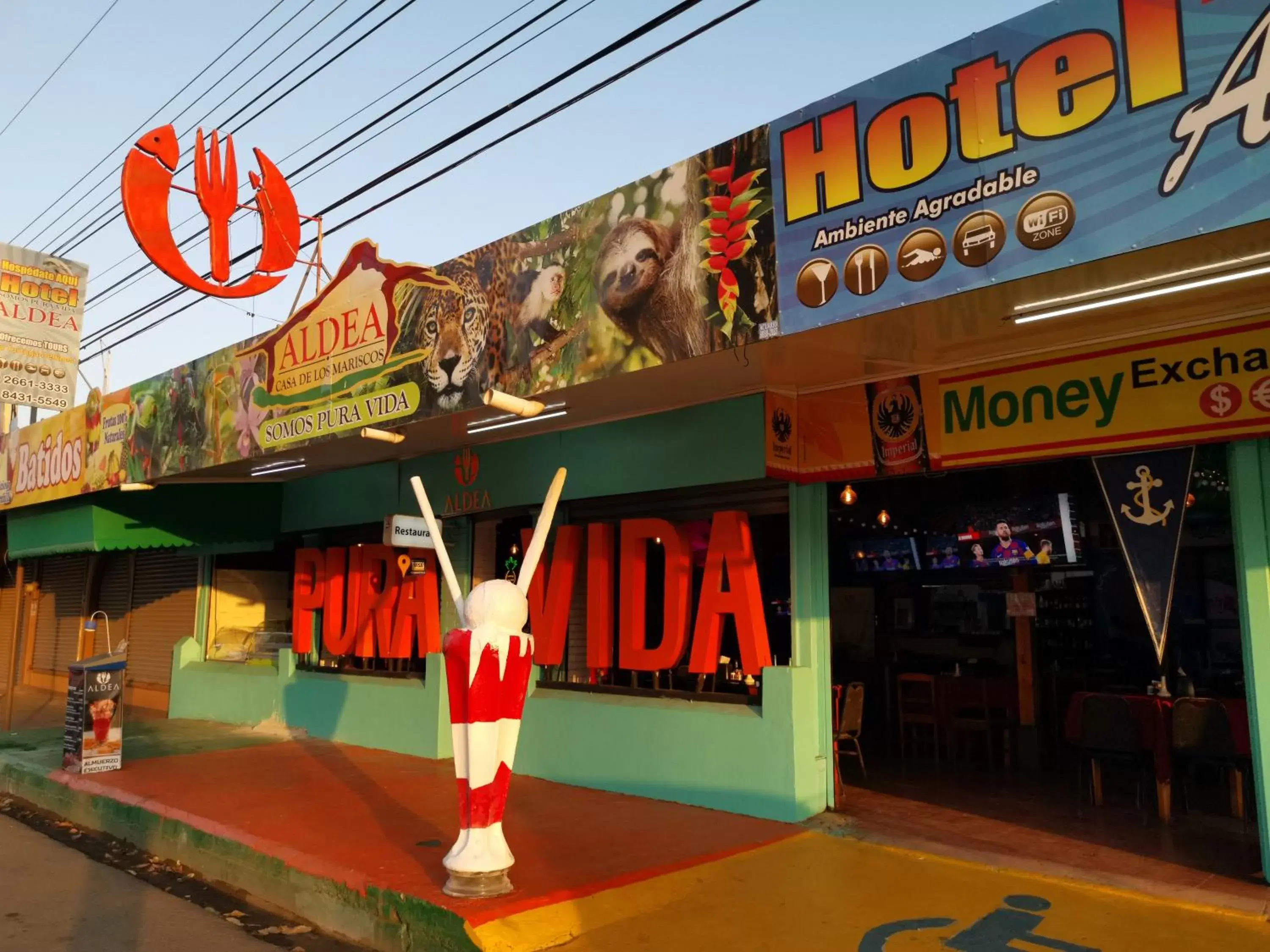 Restaurant/places to eat in Hotel Aldea Pura Vida