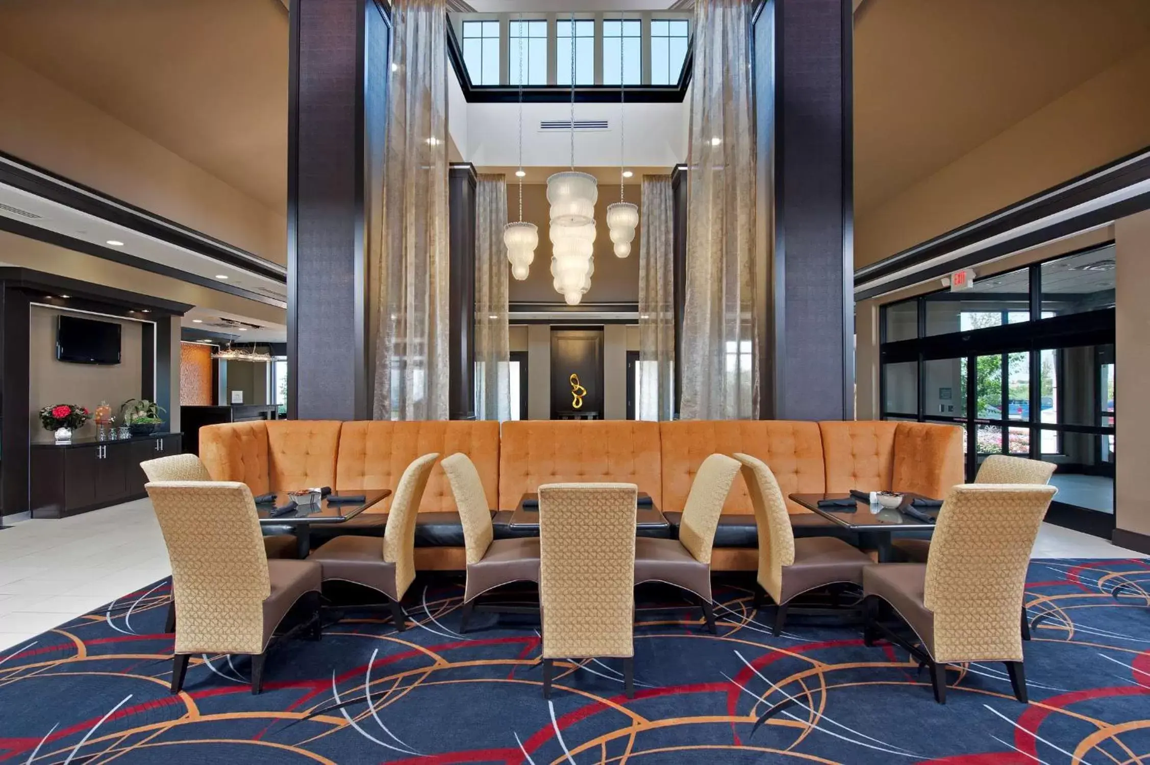 Lobby or reception in Hilton Garden Inn Ft Worth Alliance Airport Lobby or reception in Hilton Garden Inn Ft Worth Alliance Airport