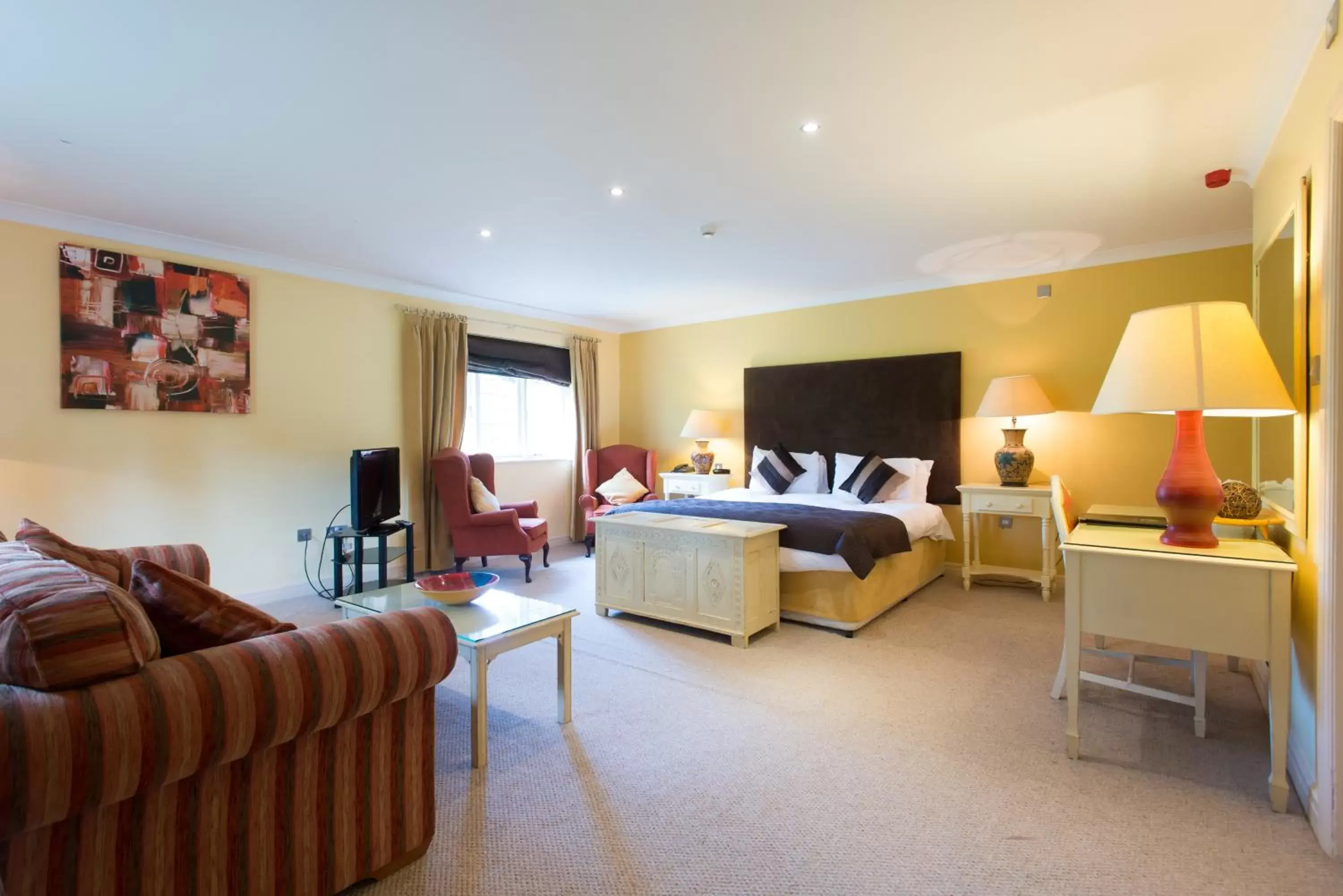Bedroom, Seating Area in Cwrt Bleddyn Hotel & Spa