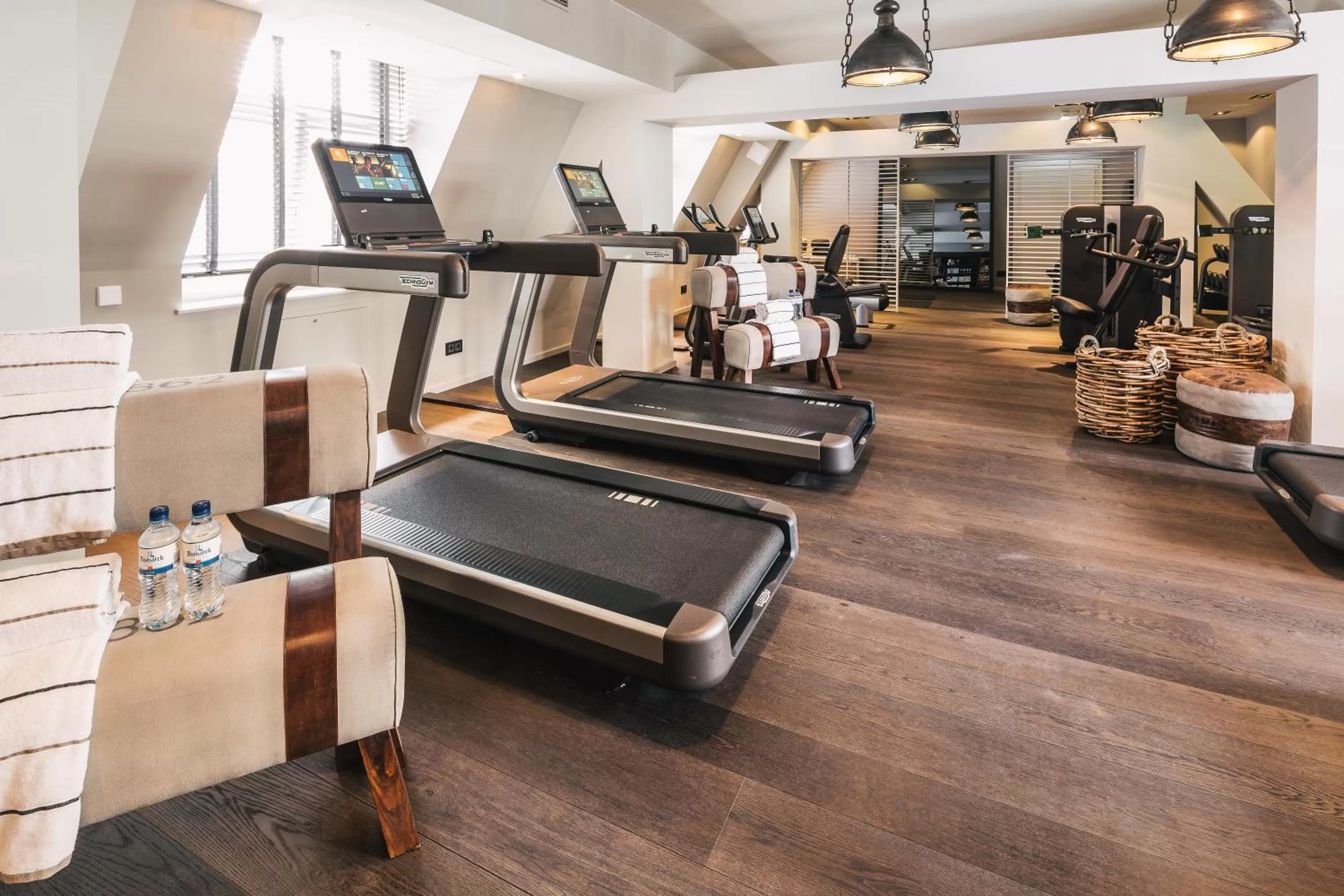 Fitness centre/facilities in Fairmont Hotel Vier Jahreszeiten