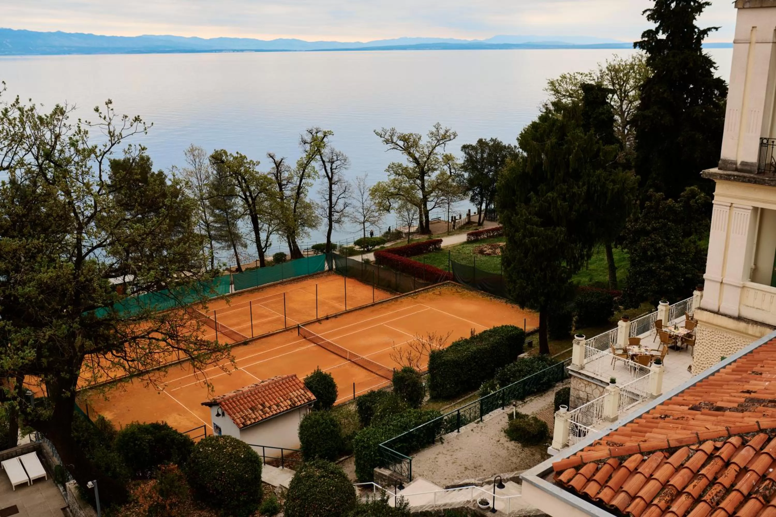 Tennis court in Hotel Lovran