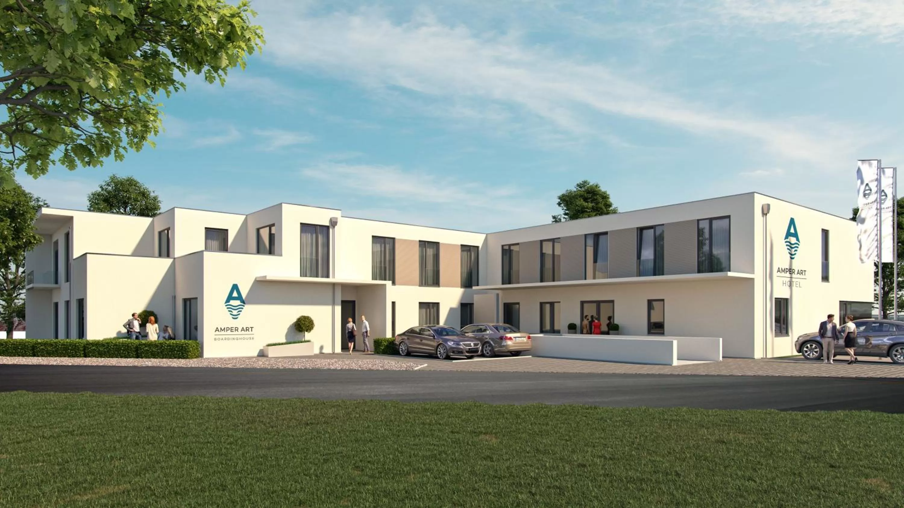 Property building in Amper Art Hotel