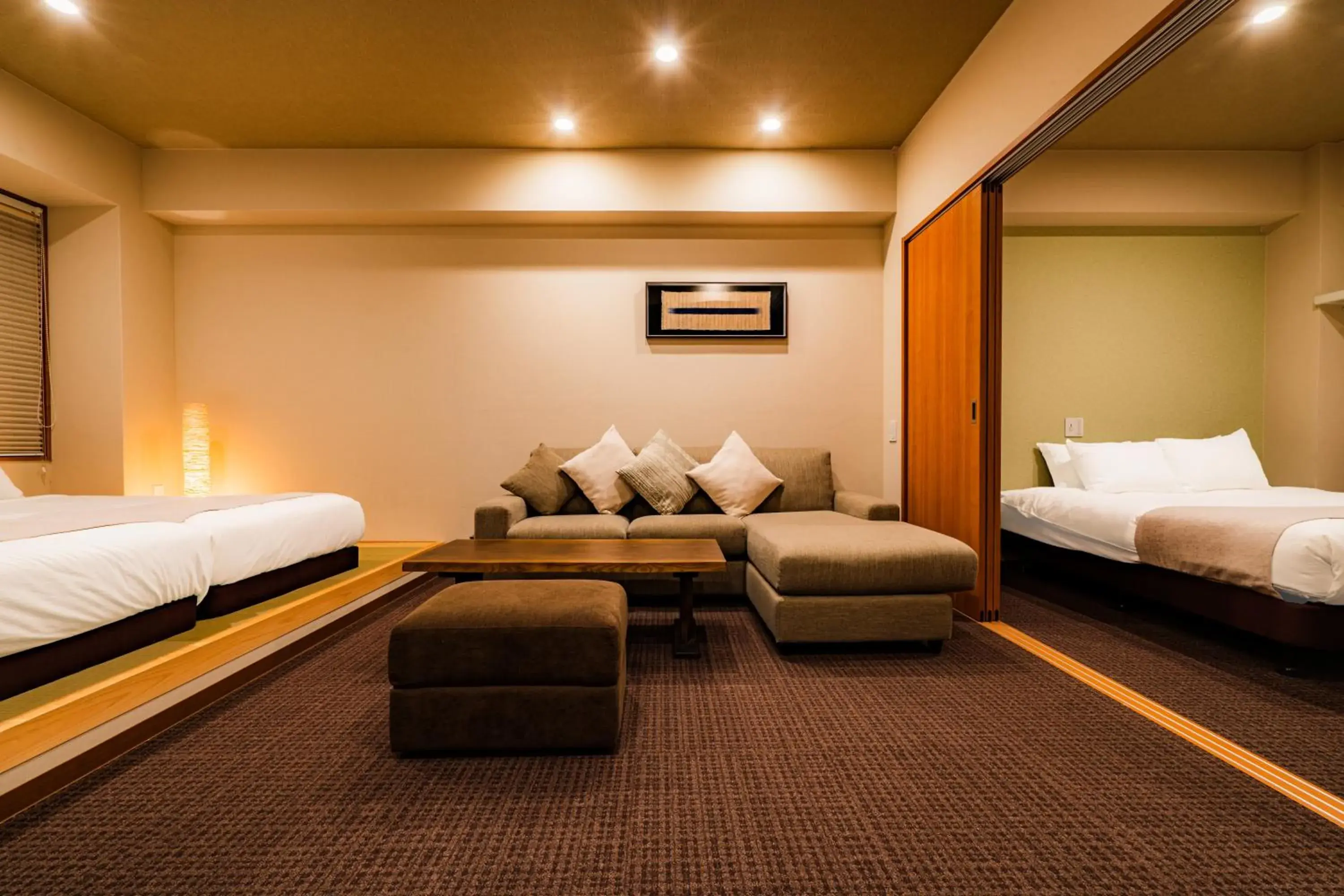 Photo of the whole room, Bed in Randor Residential Hotel Kyoto Suites