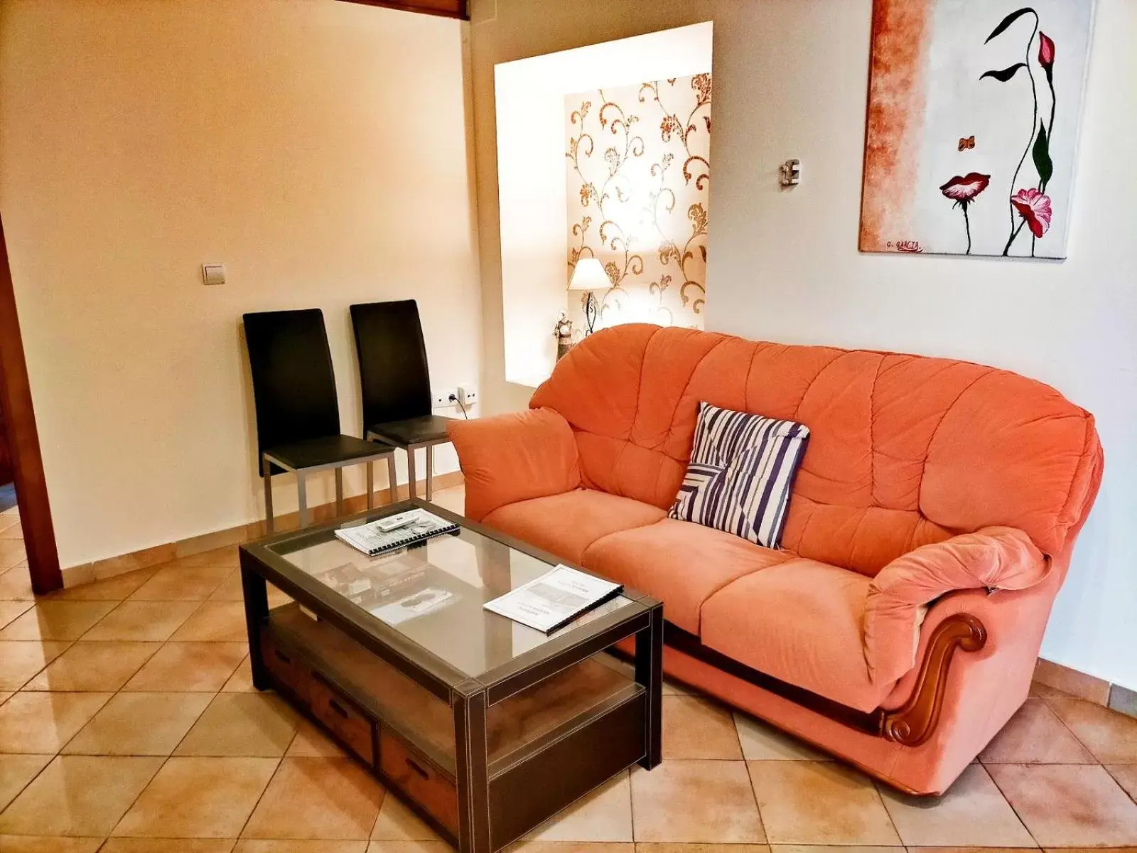 Living room in Abadia Suites