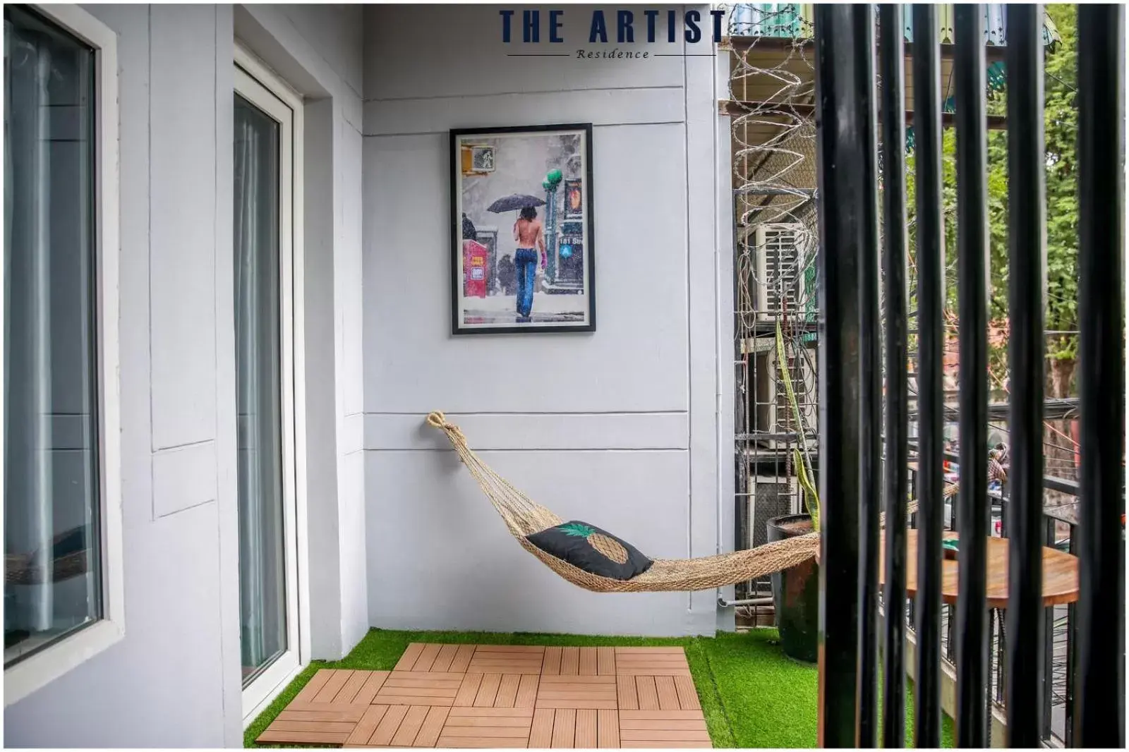 Balcony/Terrace in The Artist Residence