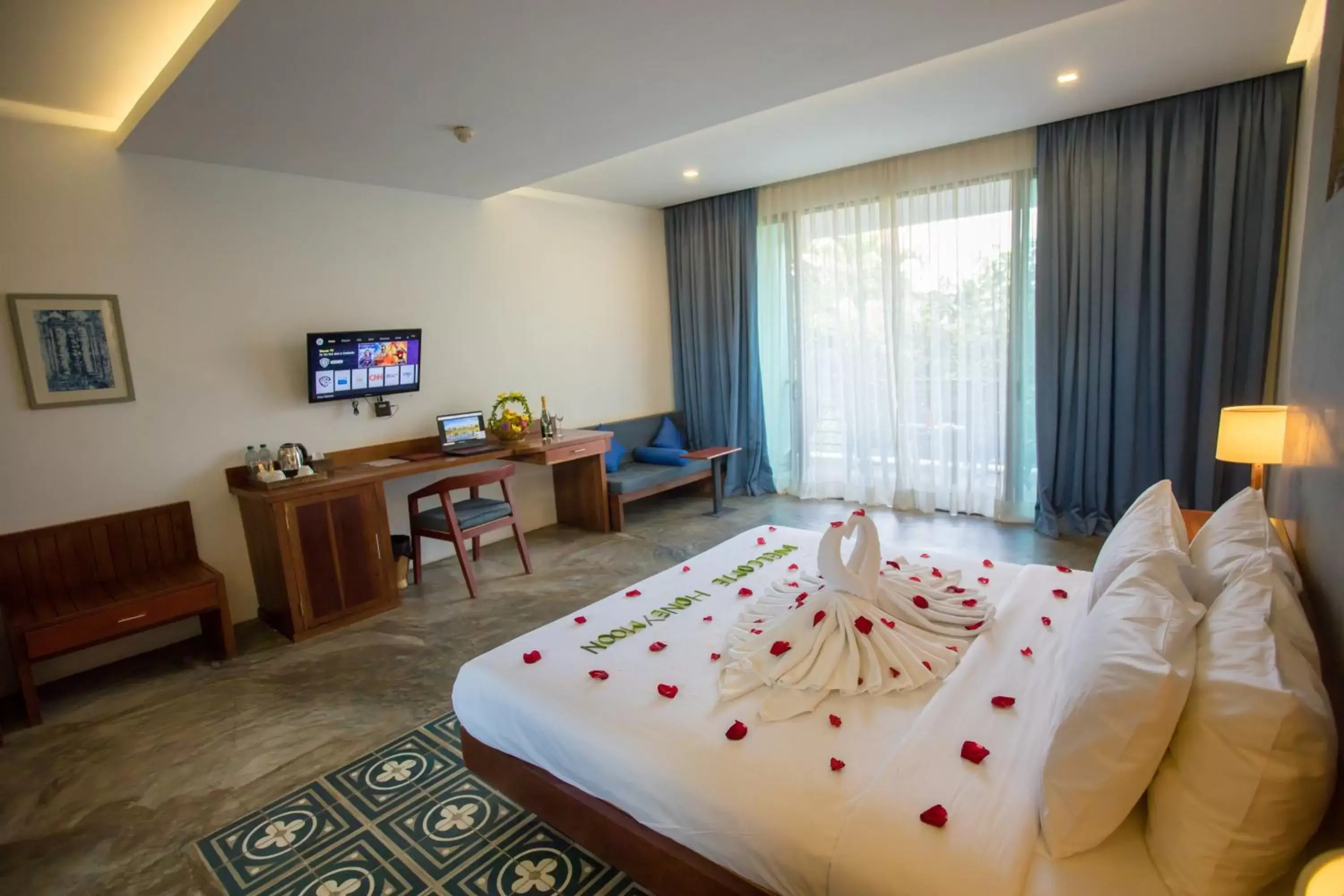 Bedroom in Tanei Angkor Resort and Spa