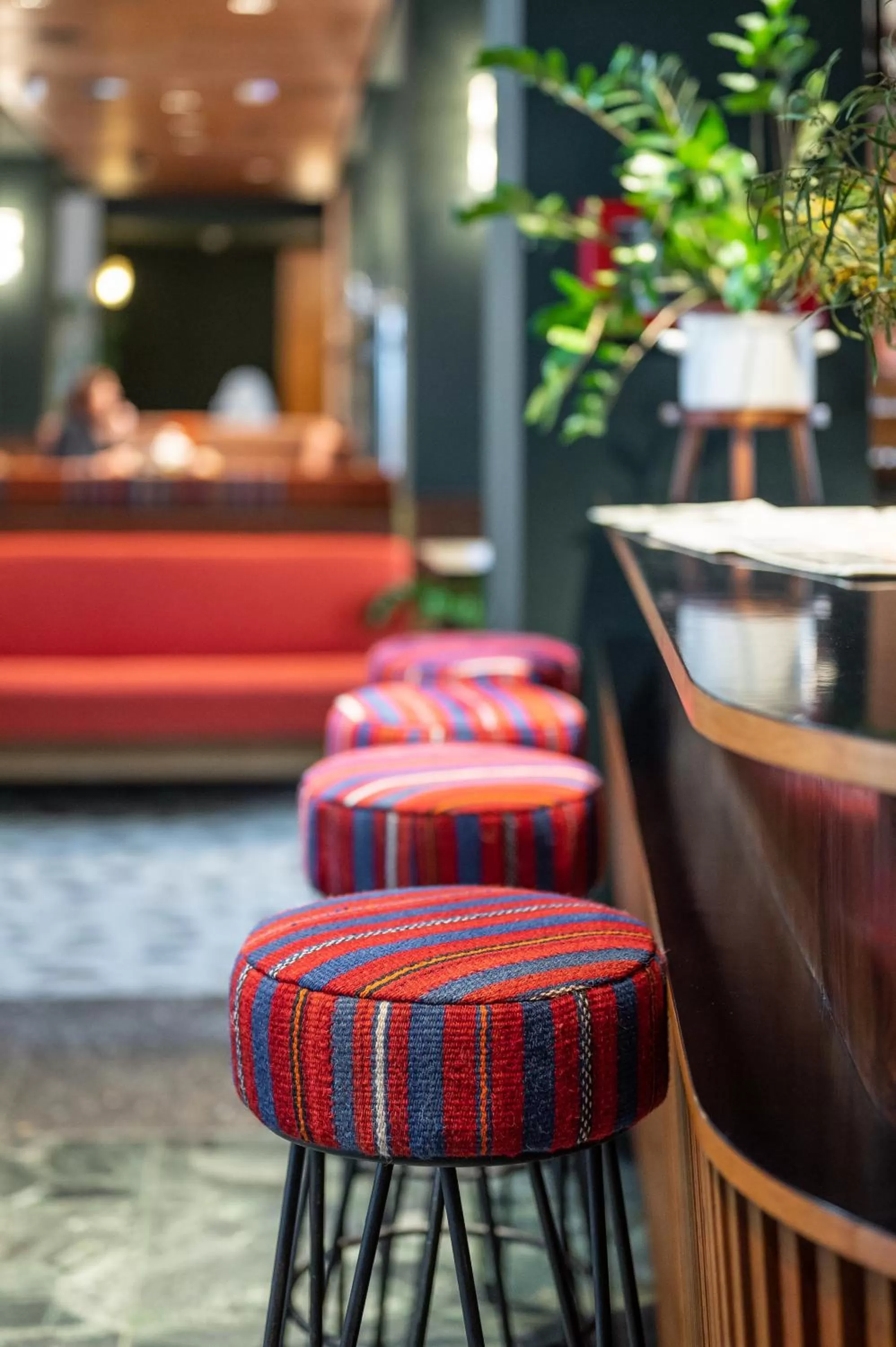 Lounge or bar in magdas HOTEL Vienna City - First Social Business HOTEL in Austria