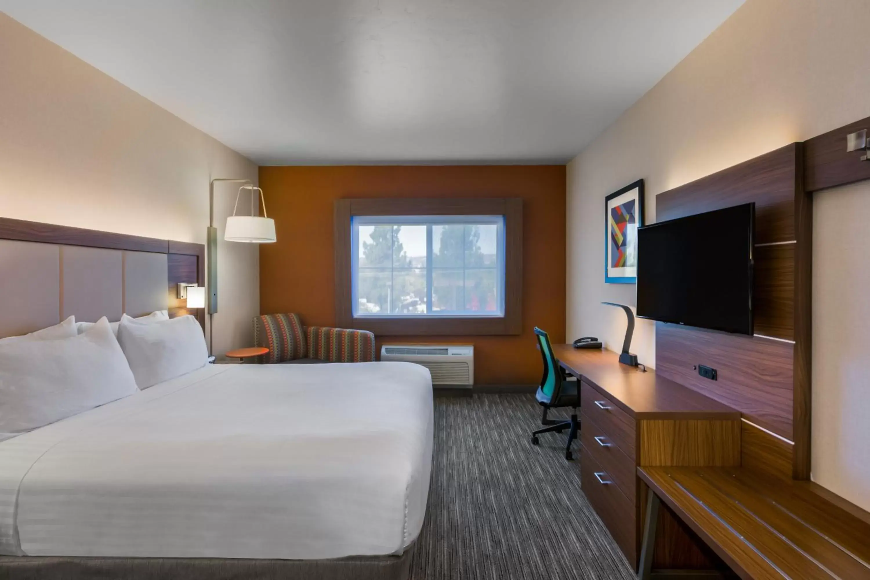 Photo of the whole room, TV/Entertainment Center in Holiday Inn Express Hotel & Suites Oroville Southwest, an IHG Hotel