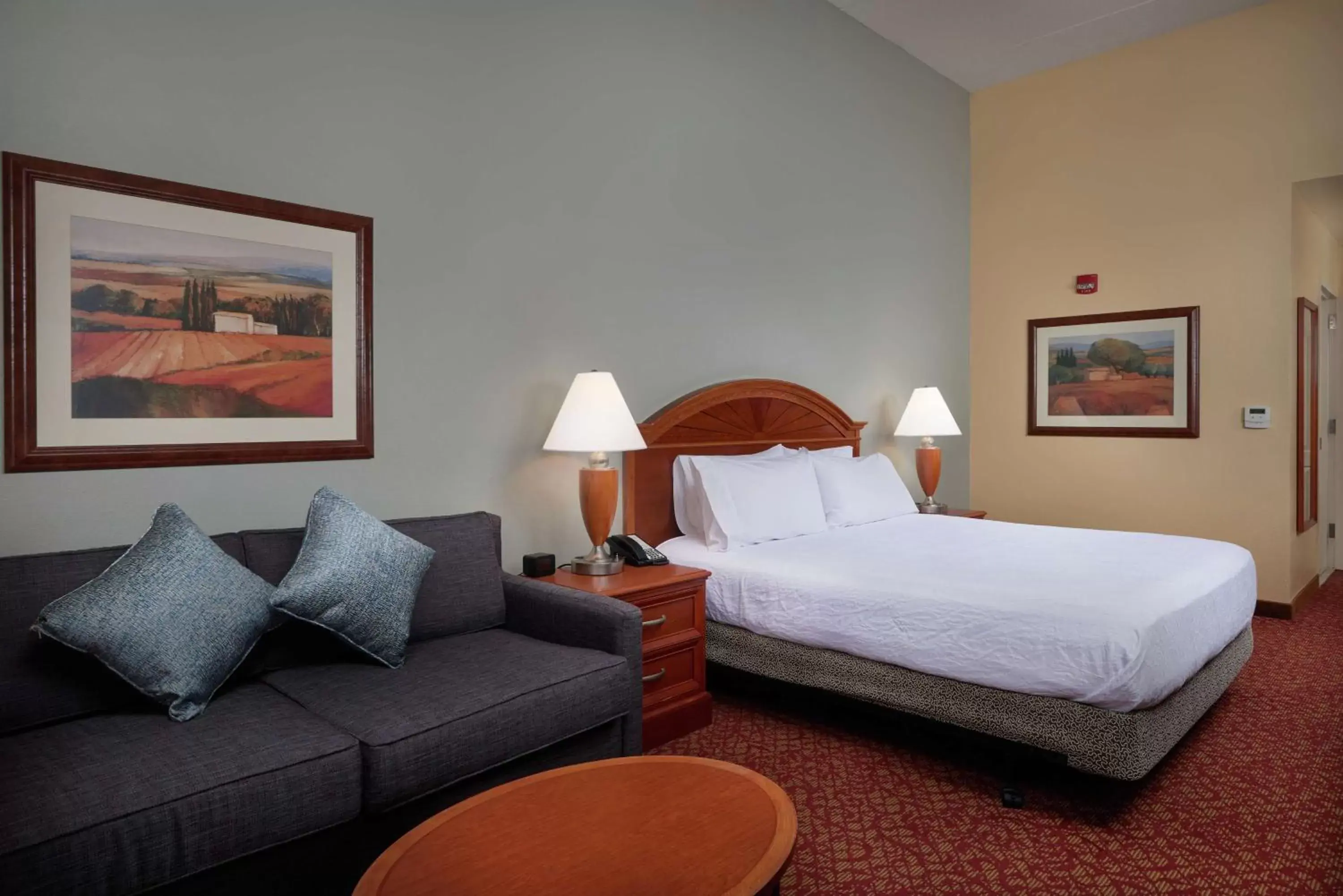 Living room, Bed in Hilton Garden Inn Newport News