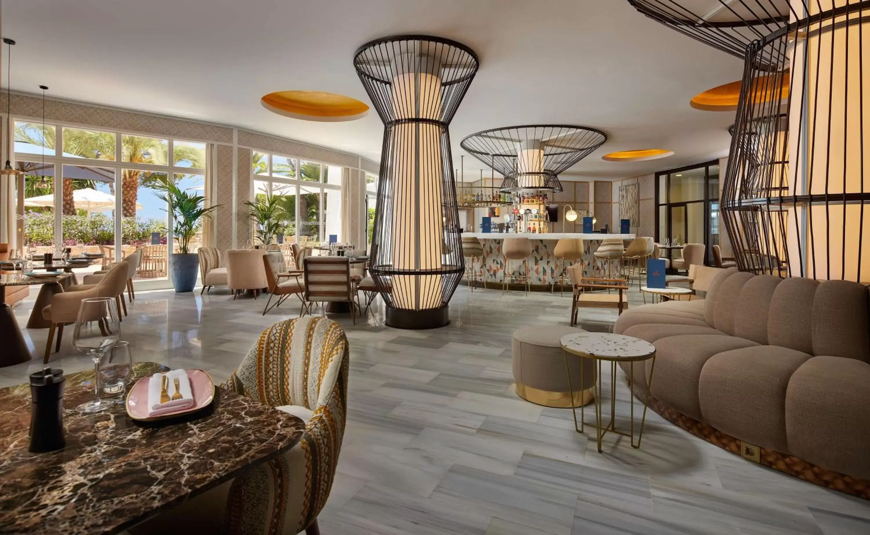 Restaurant/places to eat, Lounge/Bar in Hilton Mallorca Galatzo