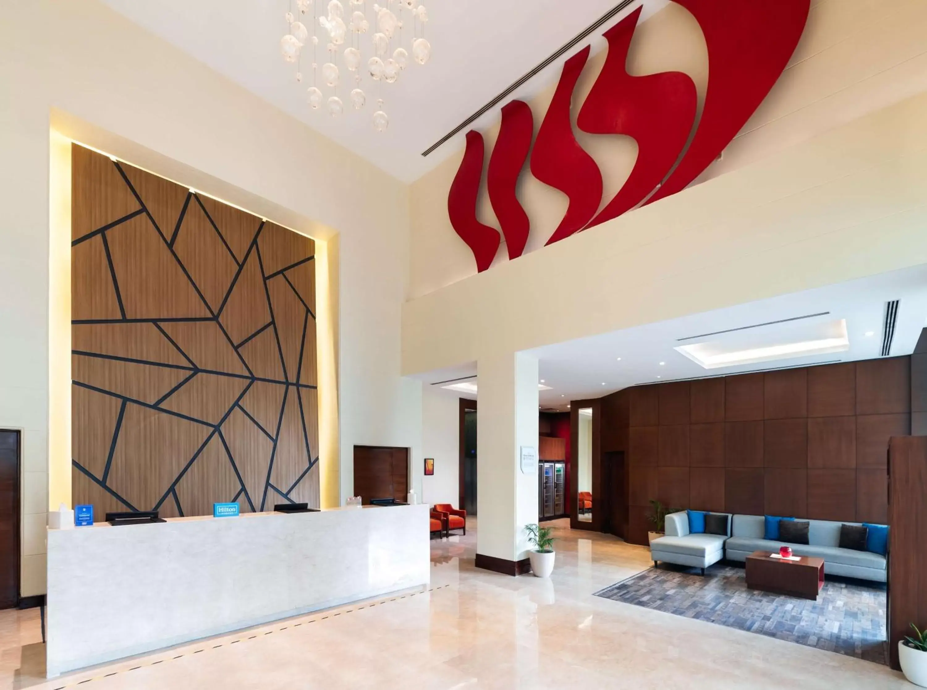 Lobby or reception, Lobby/Reception in Hilton Garden Inn New Delhi/Saket