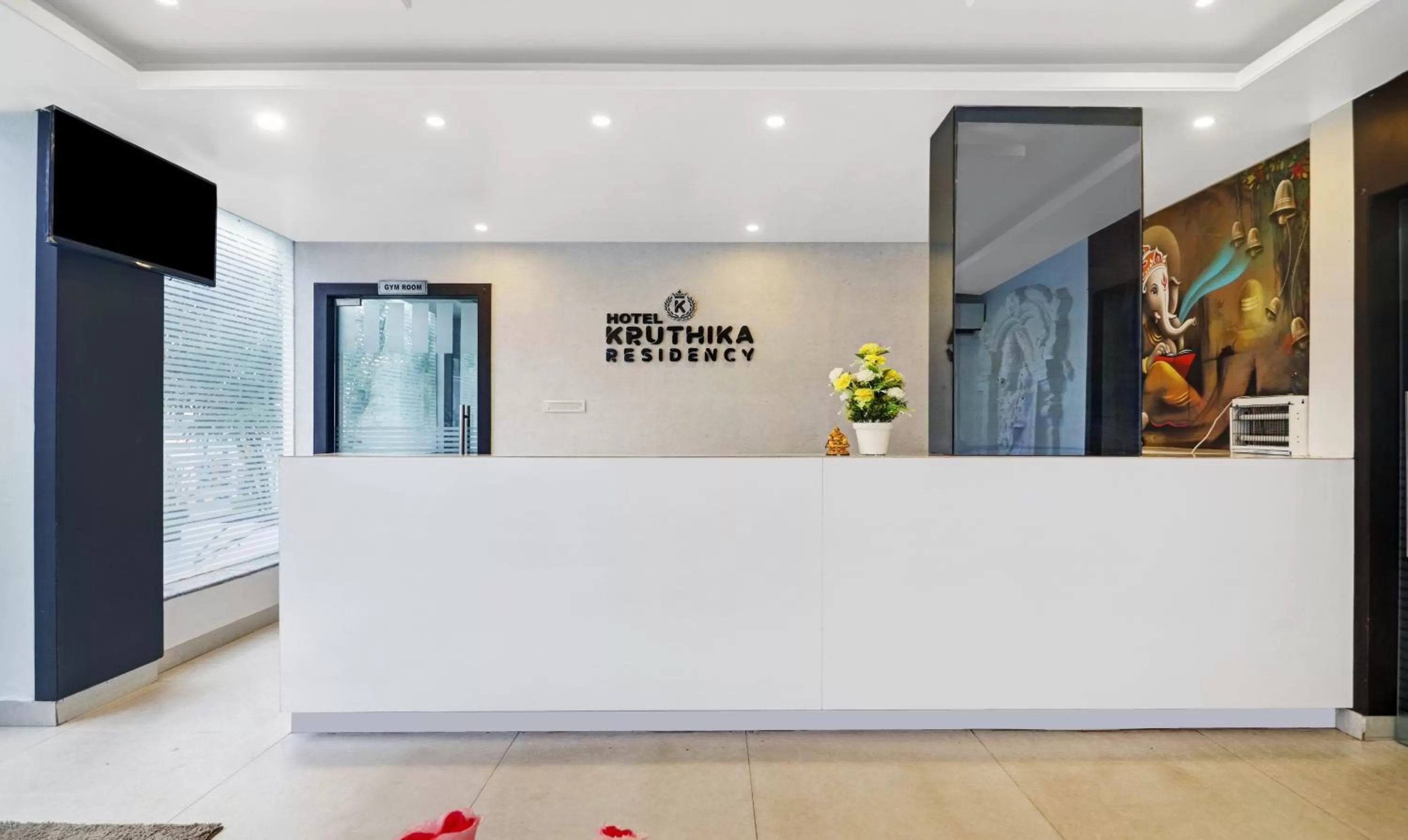 Lobby or reception in Treebo Kruthika Residency