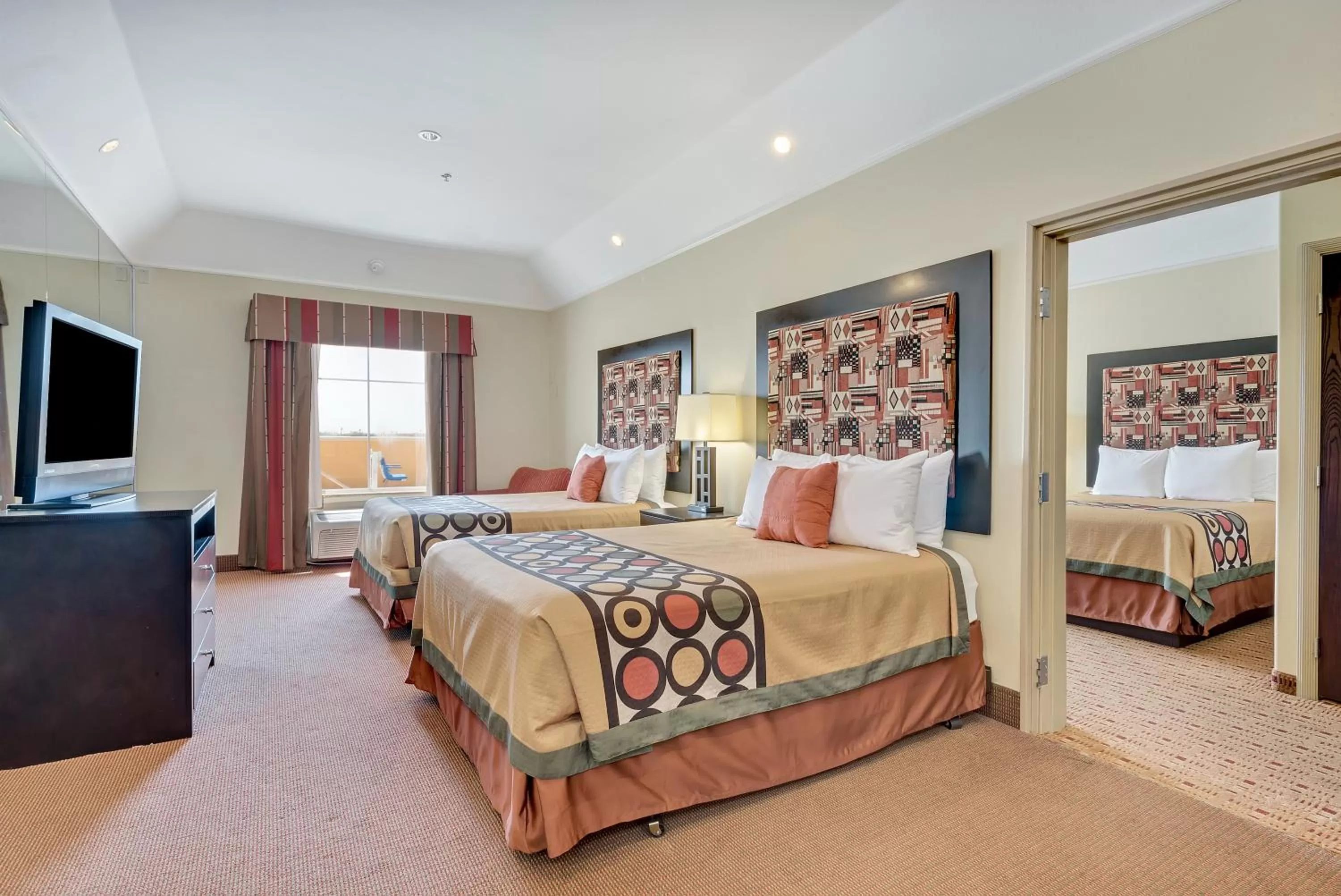 Photo of the whole room in Super 8 by Wyndham Hidalgo at La Plaza Mall & Mcallen Airport